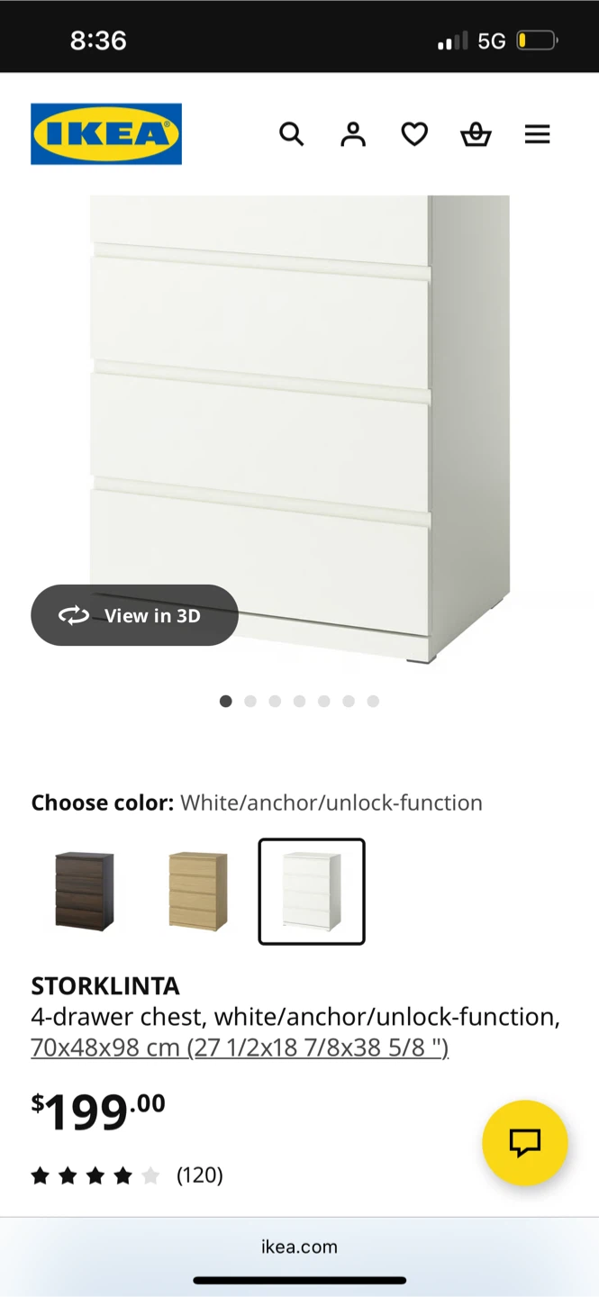 IKEA STORLINTA Dresser - photo 2