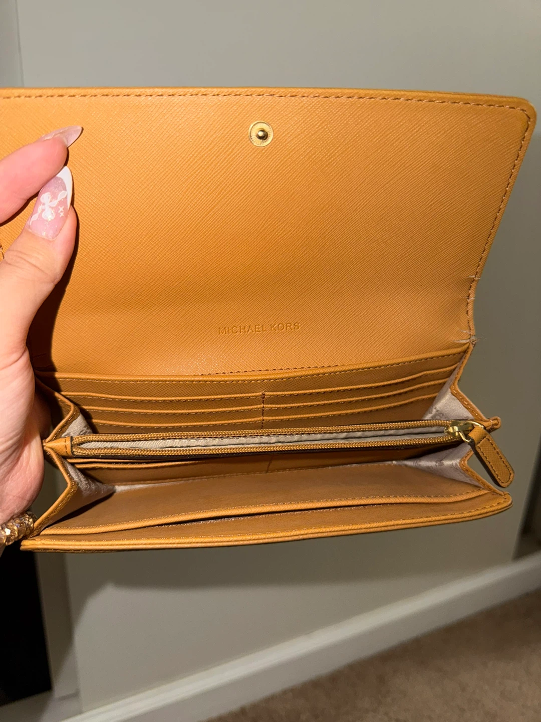 Michael Kors Leather Wallet - Brown - photo 2