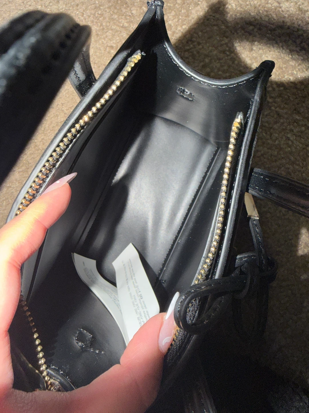 Zara Black Mini Tote Bag - photo 2