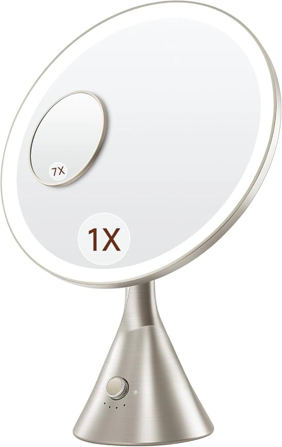 New MEICG LED Lighted Makeup Mirror - Nickel