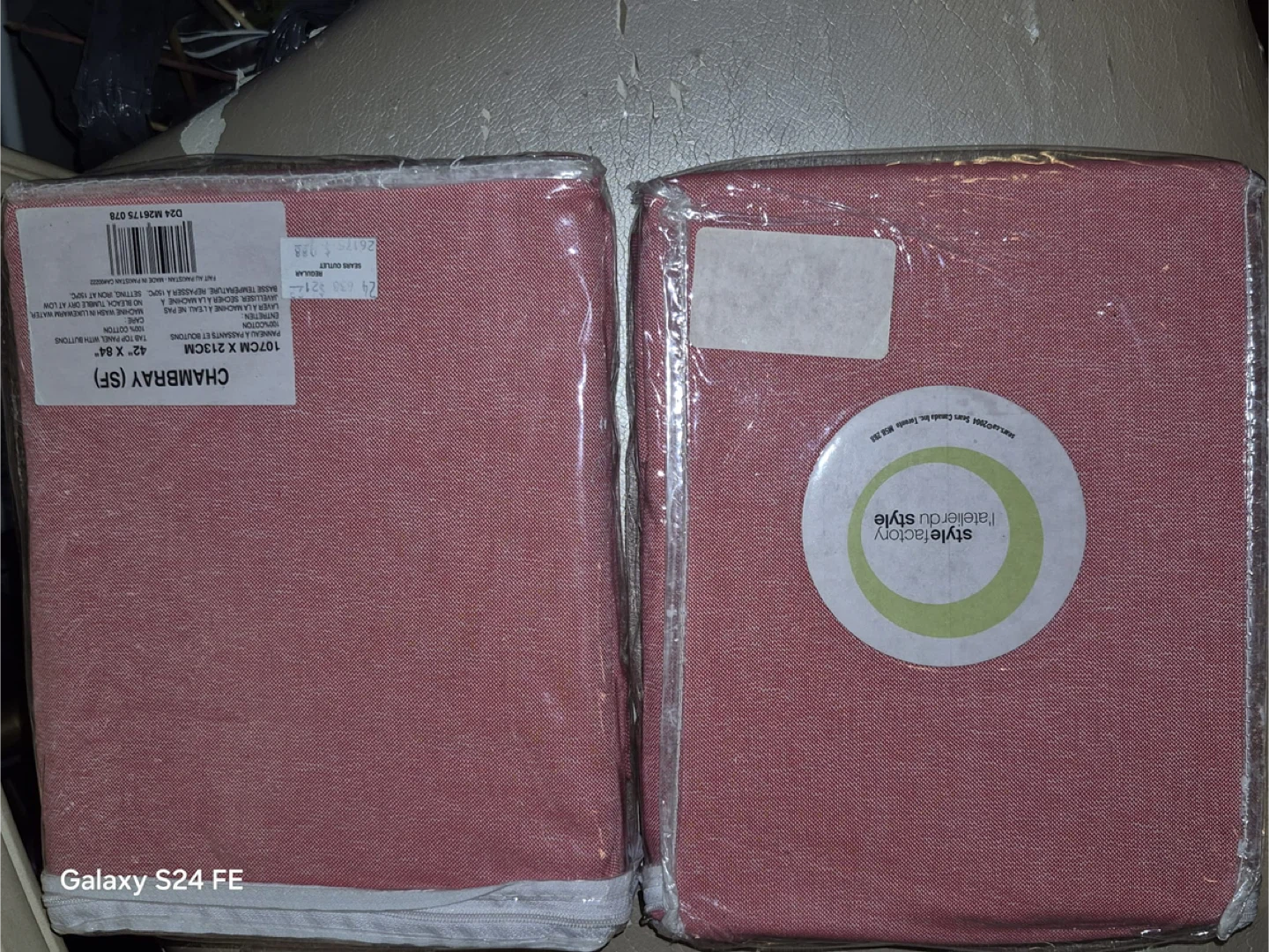 Style Factory Chambray Cushion Cover Set (2) New! - photo 2