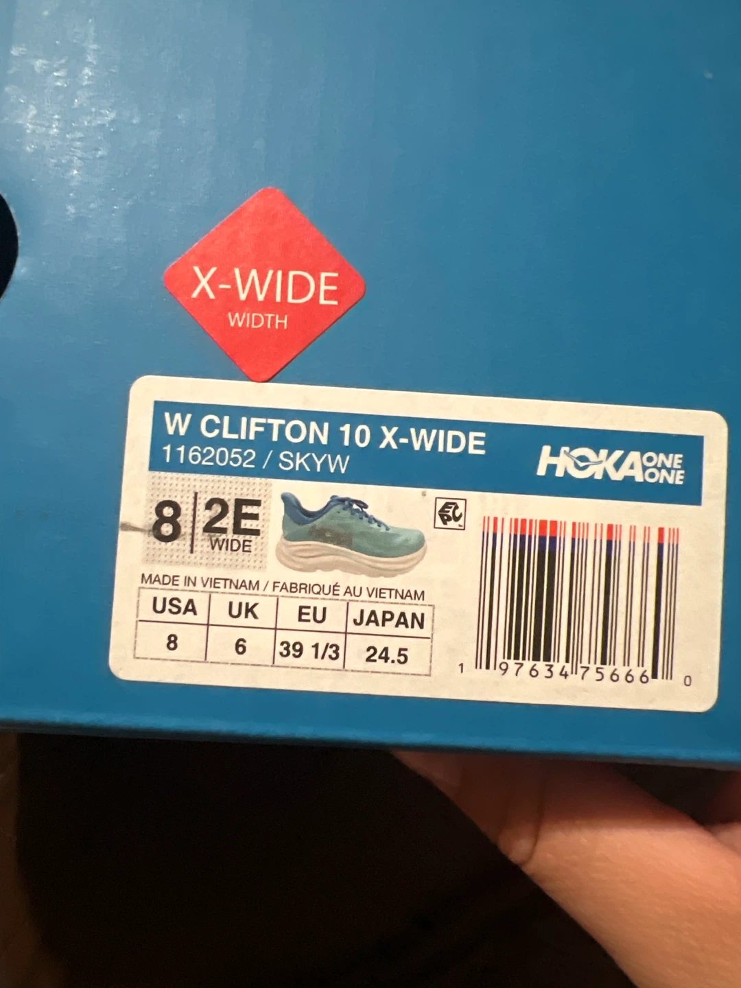 Hoka Clifton 10 X-Wide, Women's Size 8 - photo 4