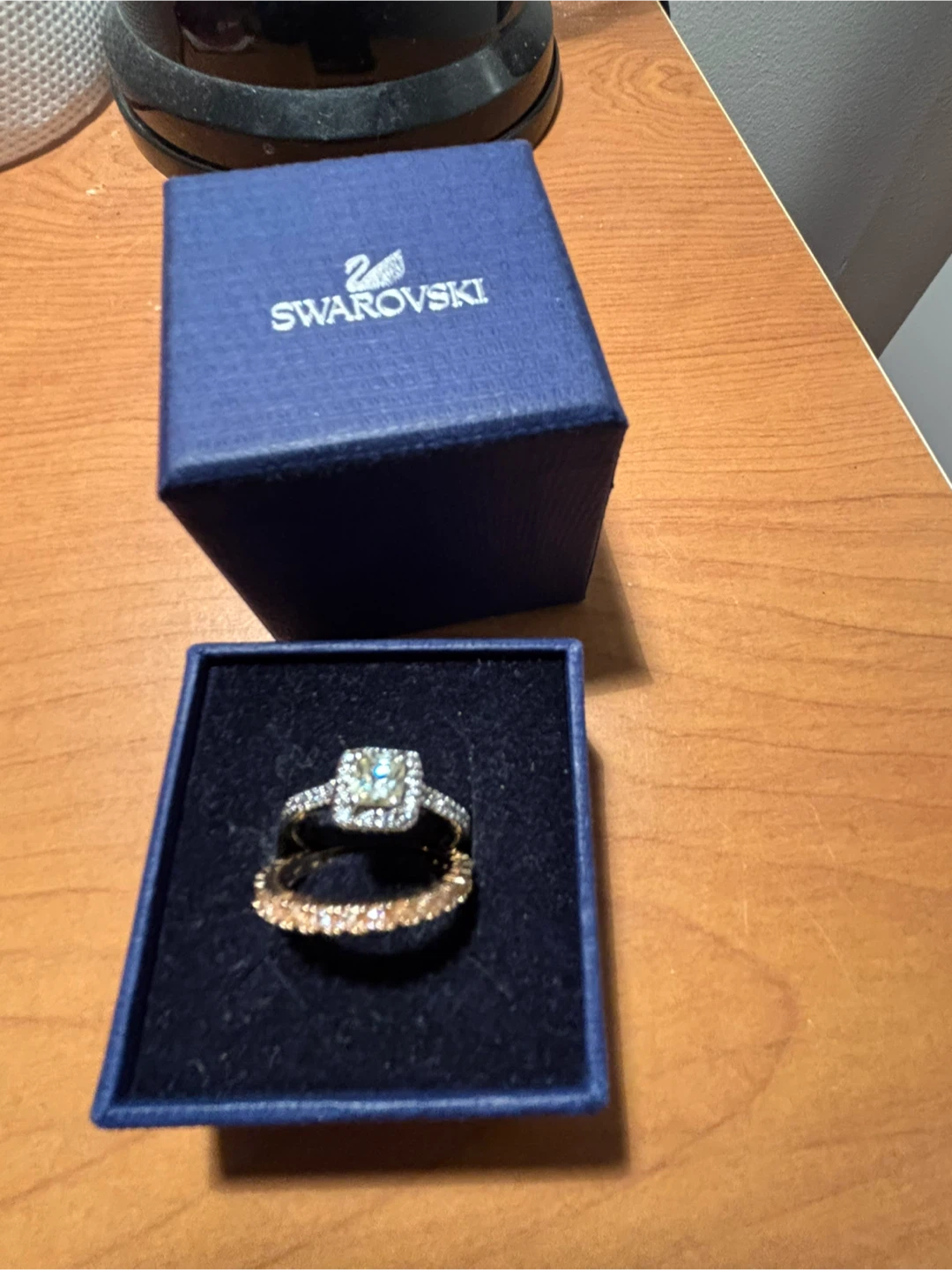 Swarovski Ring Set with Box - photo 2