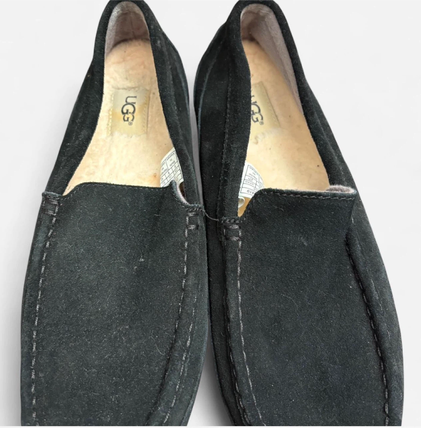 UGG Men's Suede Moccasin Slippers - Size 9