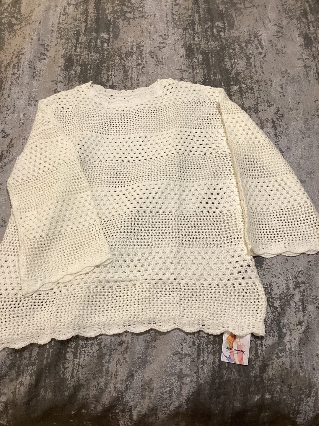 NWT cute Crochet Cover Up Bathing Suit - Size M - photo 2