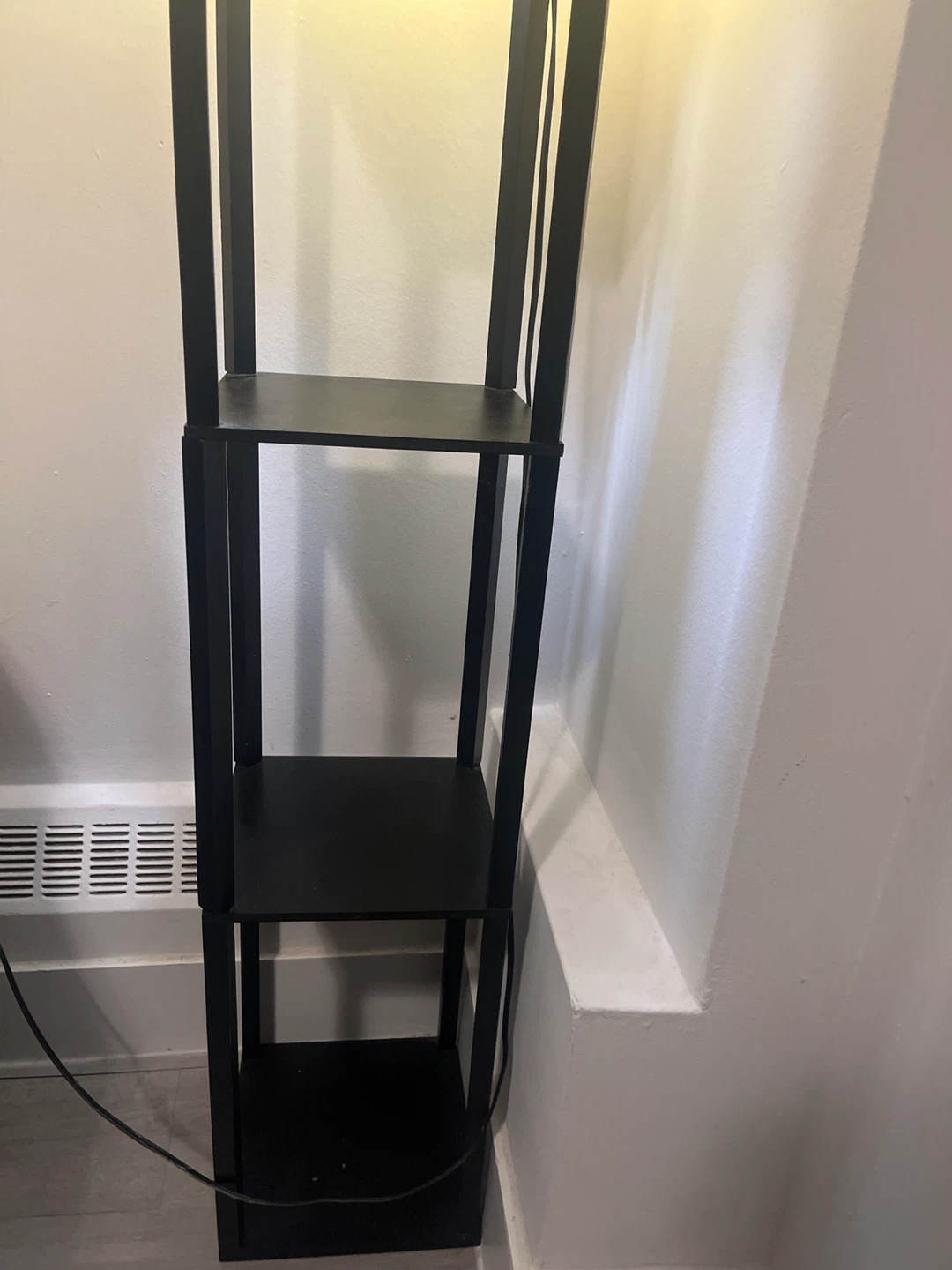 Black Shelf Floor Lamp - photo 2