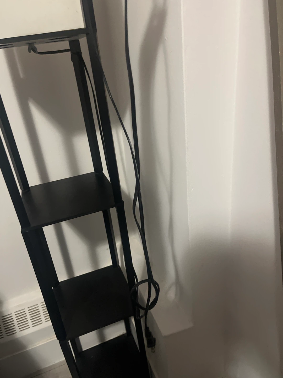 Black Shelf Floor Lamp - photo 4