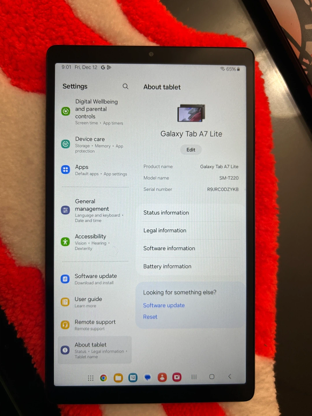 Samsung A7 lite tab excellent condition. - photo 3