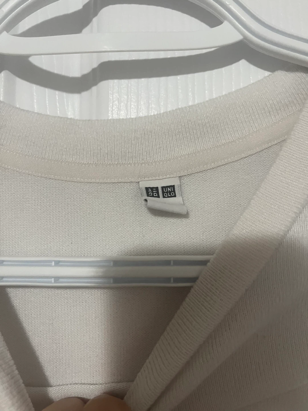Uniqlo White Long Sleeve - Size M - photo 2