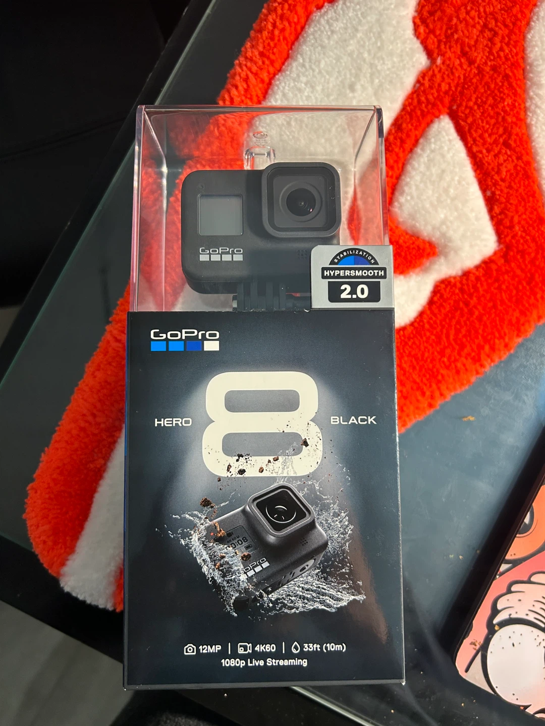 Brand new go pro hero 8 black never opened