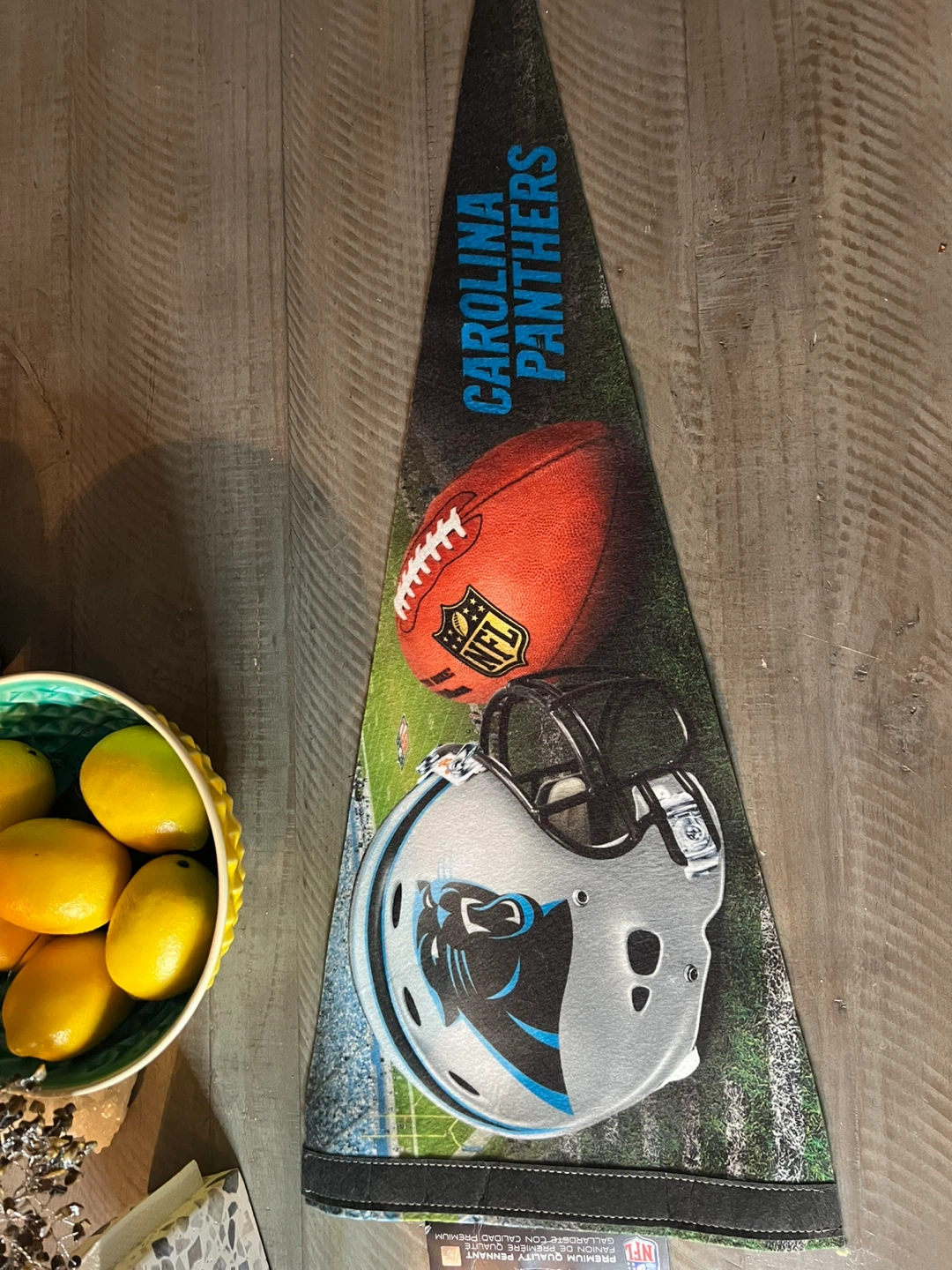 Carolina Panthers NFL Pennant 30 inches [New]