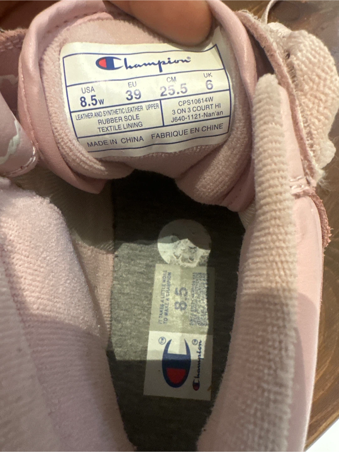 Champion Pink Shoes - Size 8.5W - photo 3