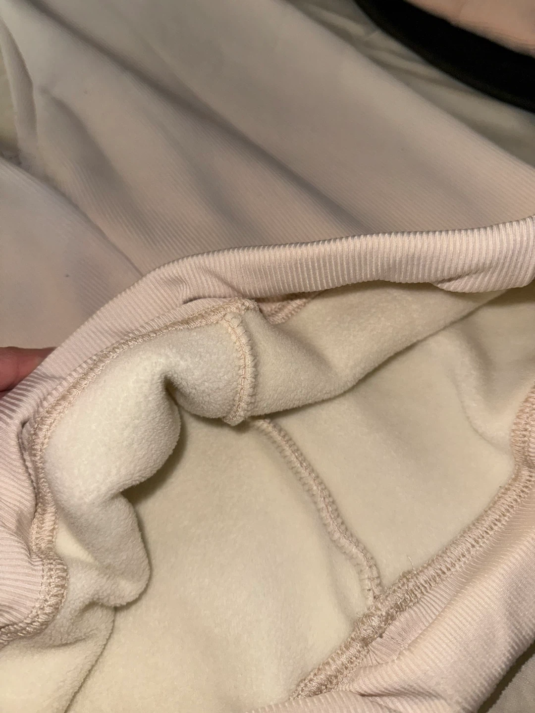 Fleece lined leggings (black, beige, white) - photo 4