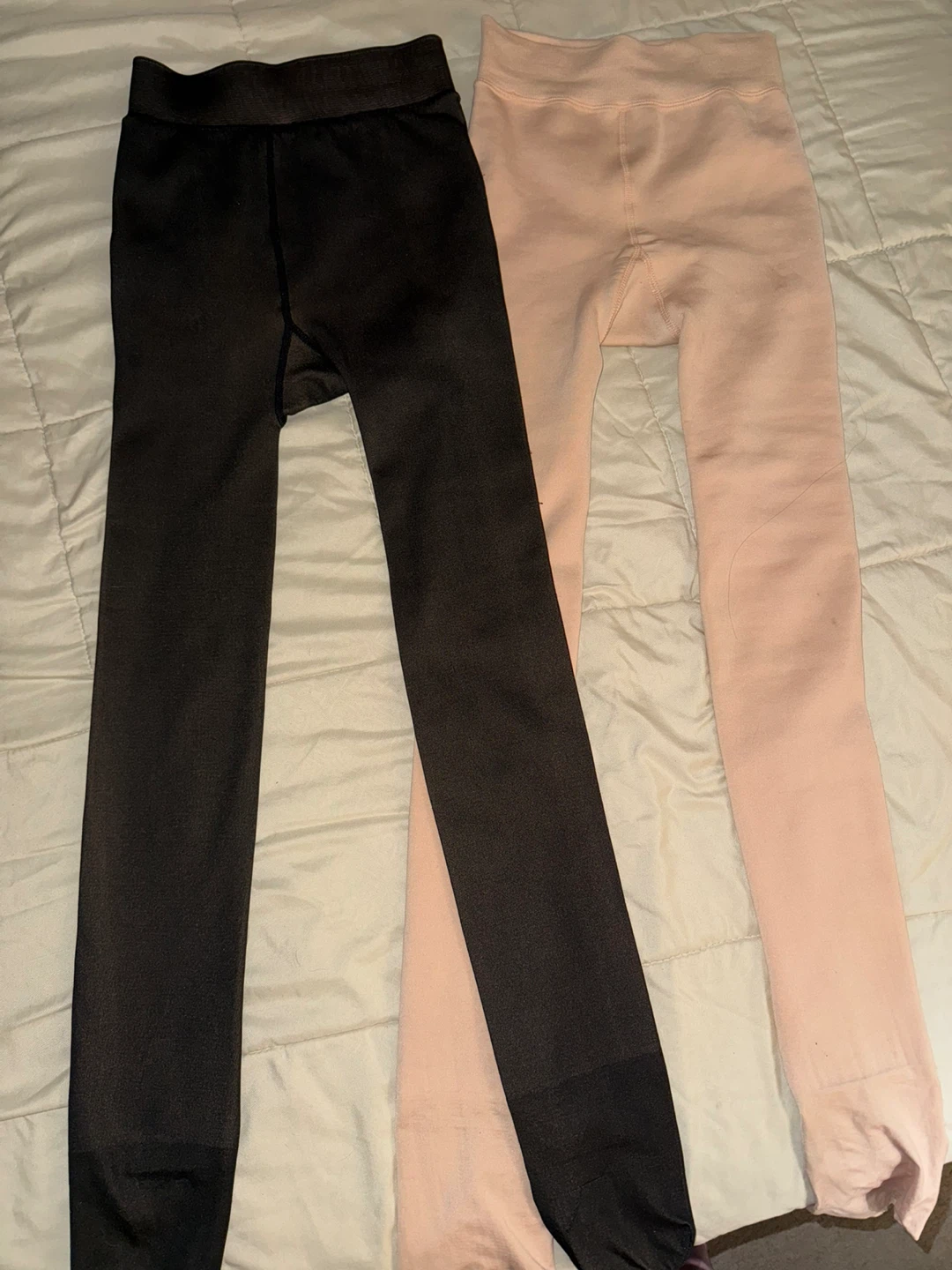Fleece lined leggings (black, beige, white)