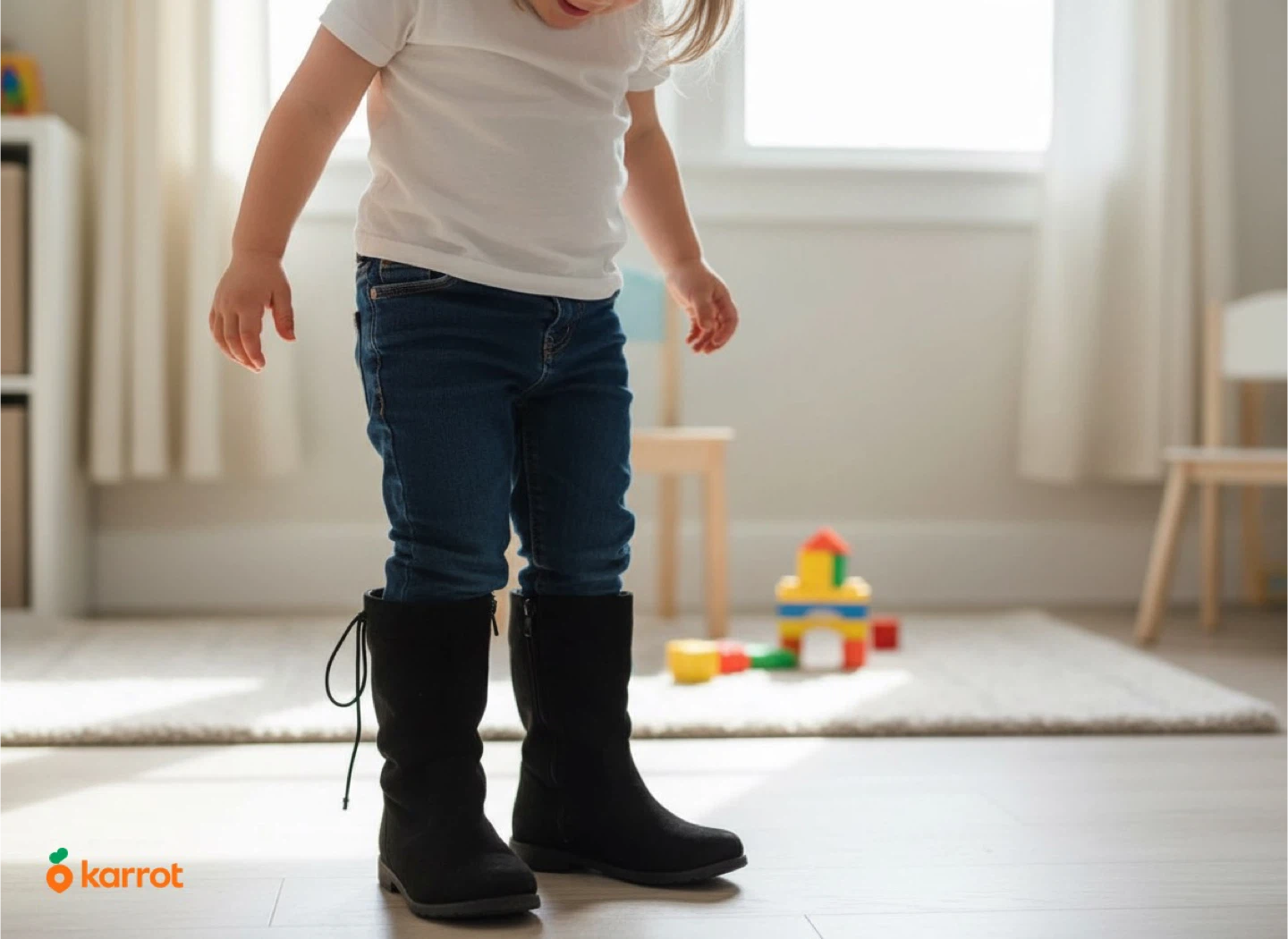 The Children's Place Black Boots - Size 11 - photo 3