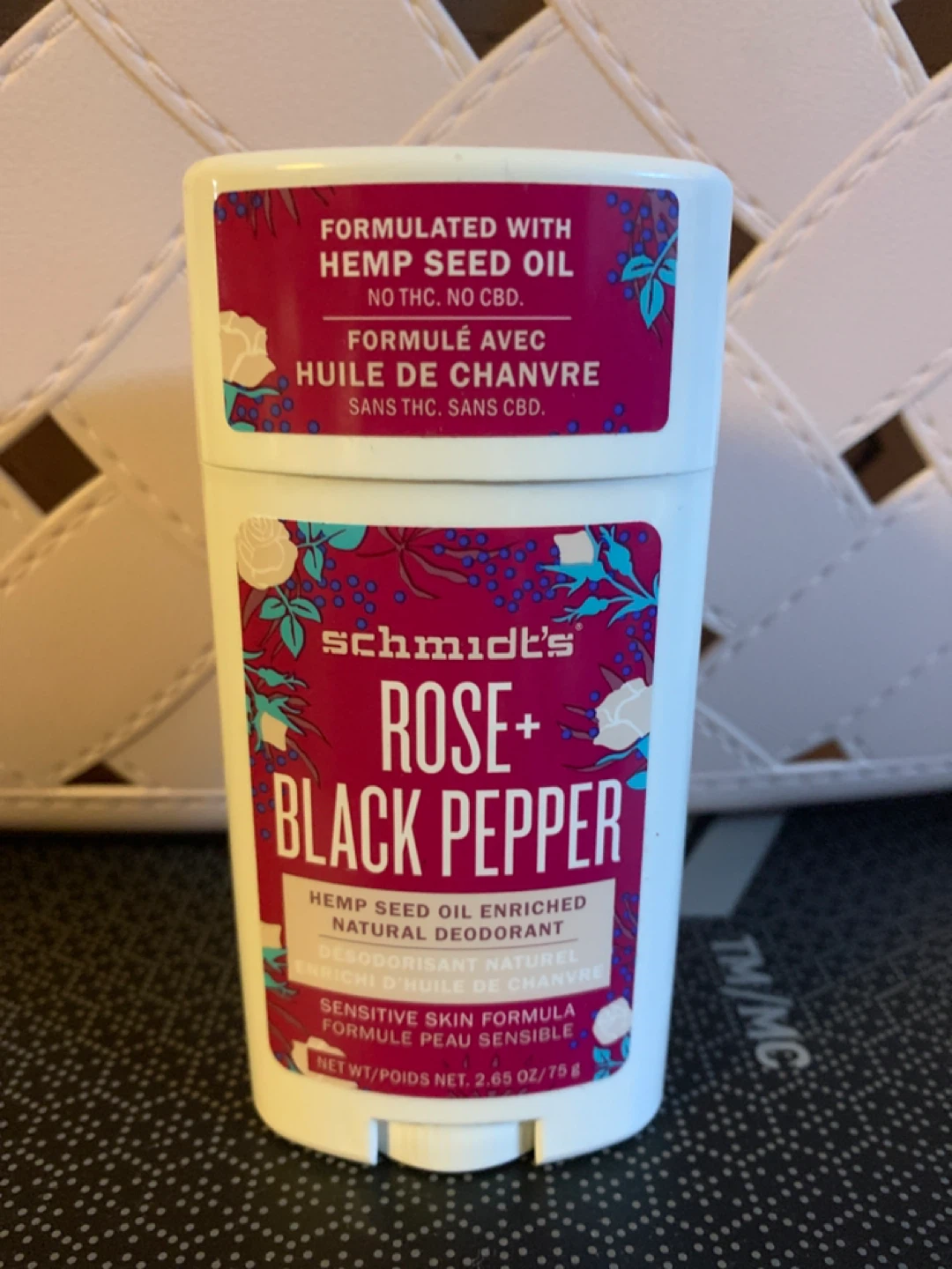 Schmidt's Rose + Black Pepper Natural Deodorant