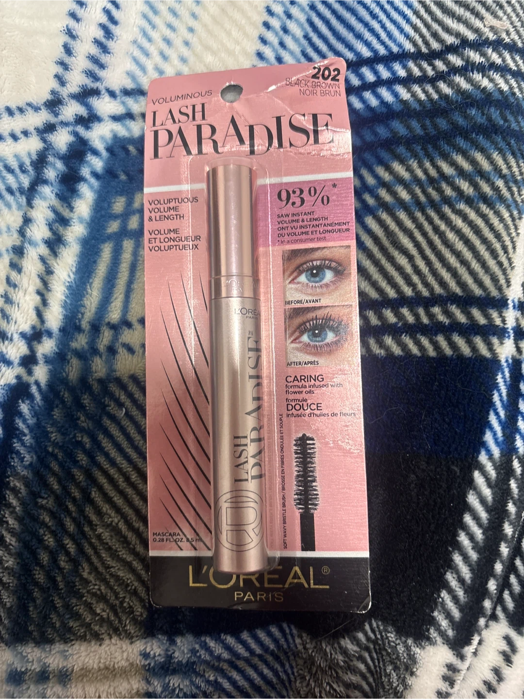 L'Oreal Voluminous Lash Paradise Mascara - Black Brown 202
