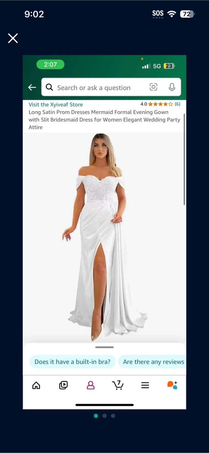 Party Prom Dress Mermaid Formal Evening Gown