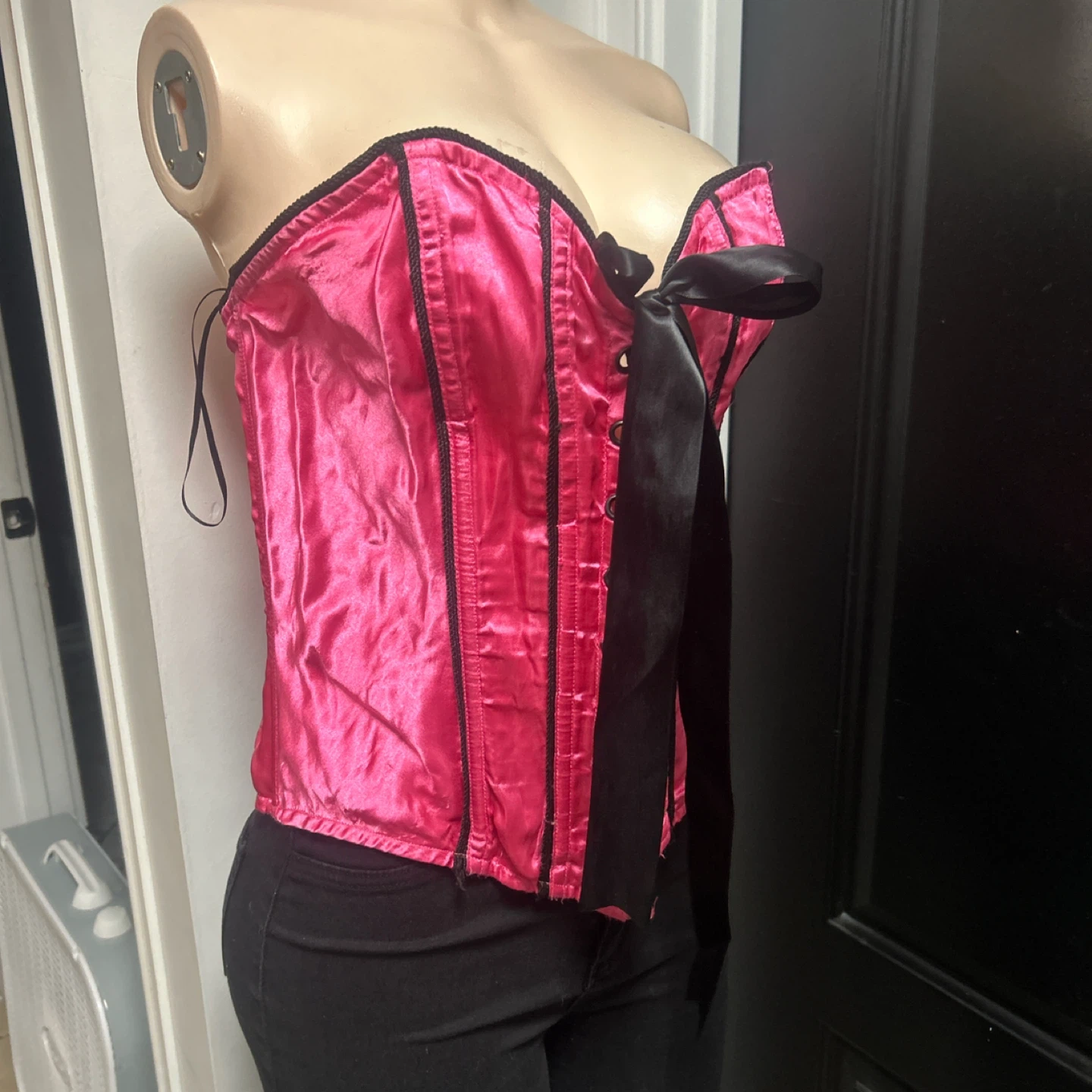 Farlene Hot Pink Corset - Size XL