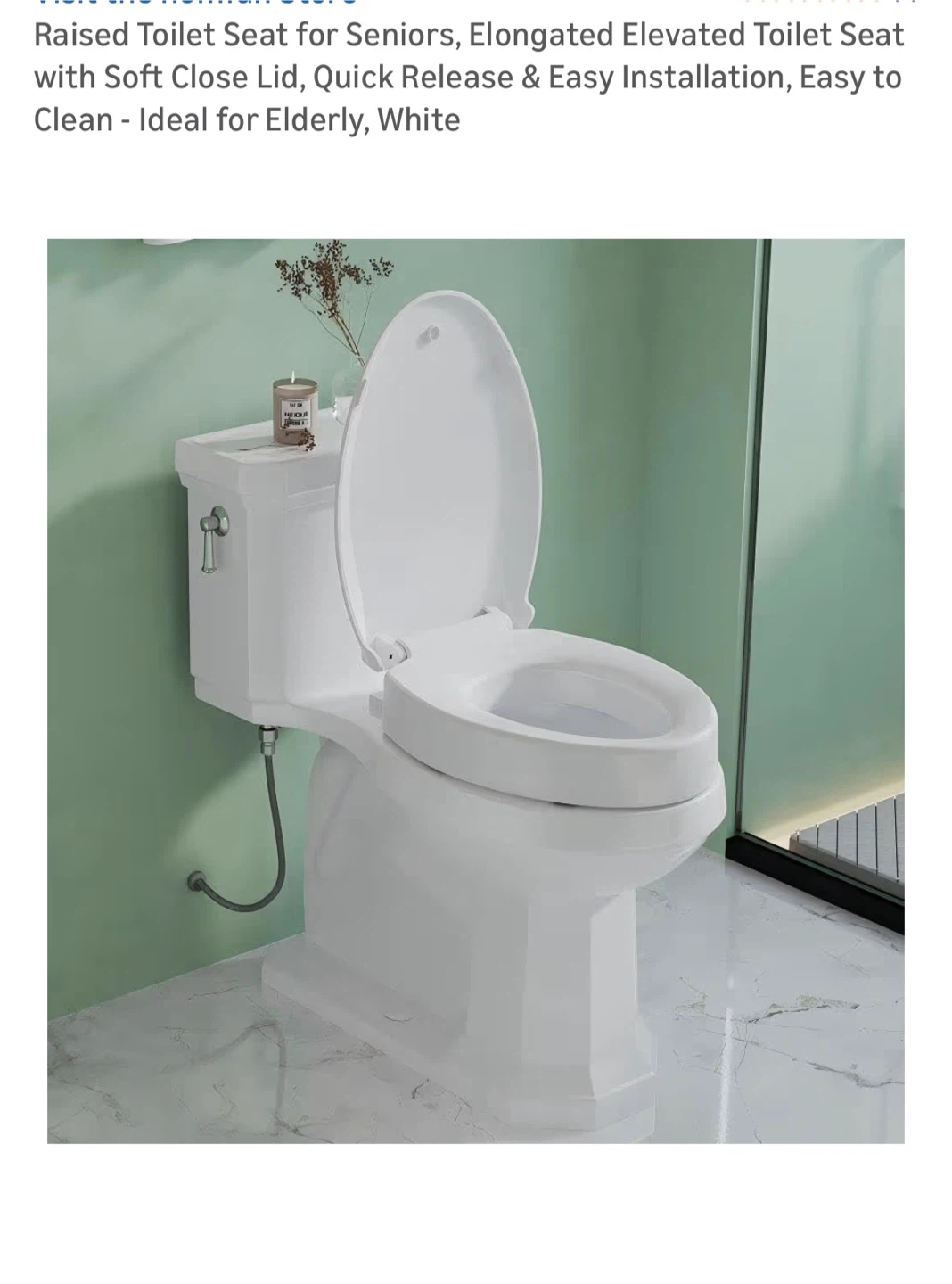 Brand New Raised Toilet Seat - photo 2
