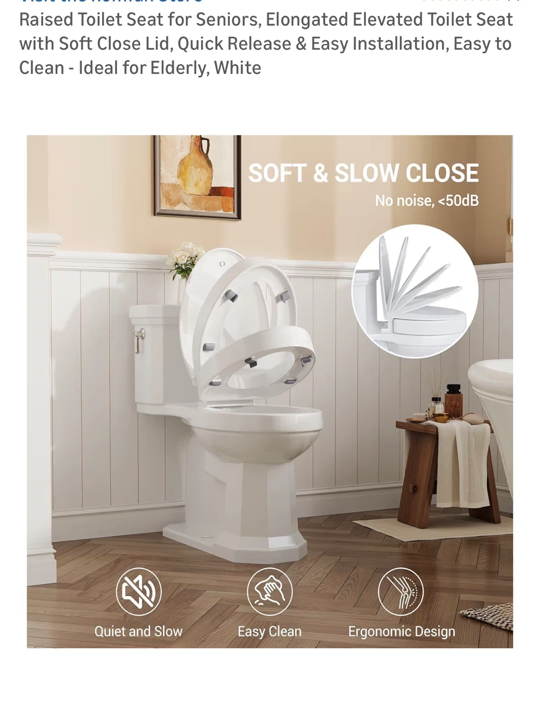 Brand New Raised Toilet Seat - photo 4