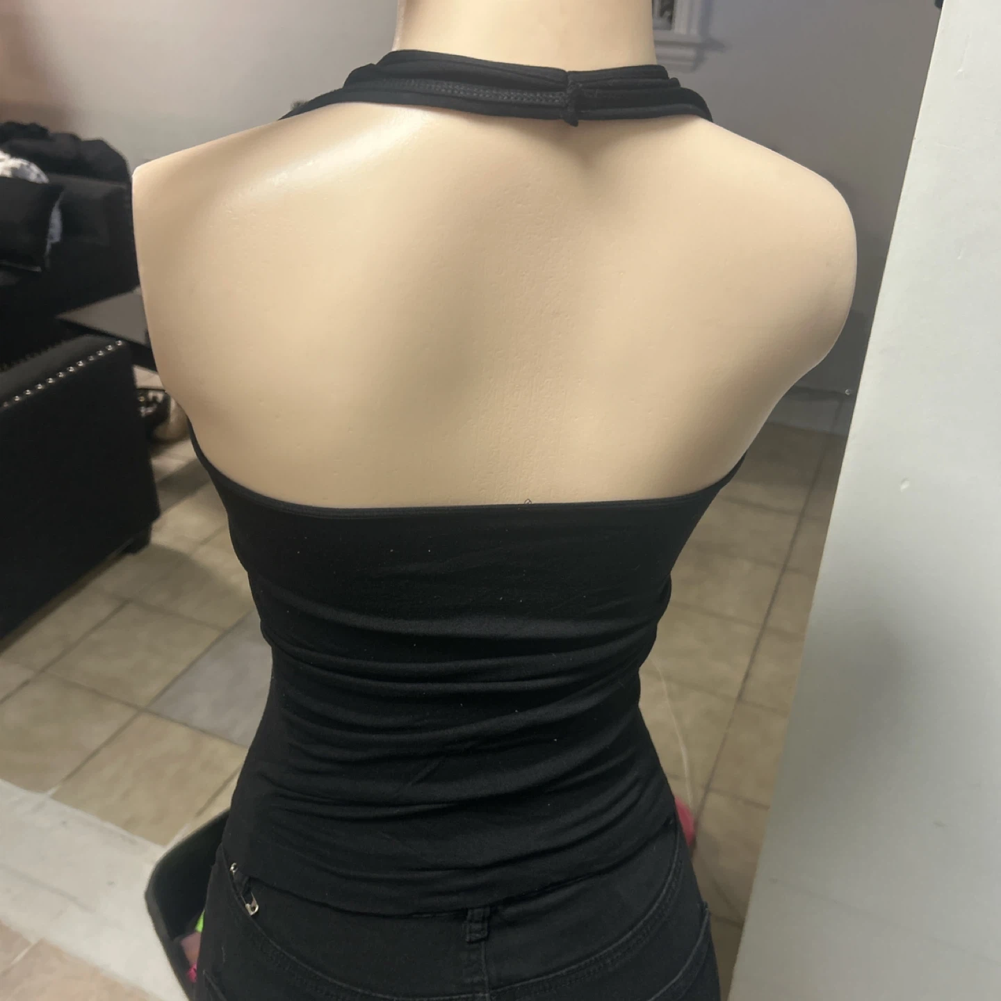 Faithfull the Brand Black Floral Tank Top - photo 2