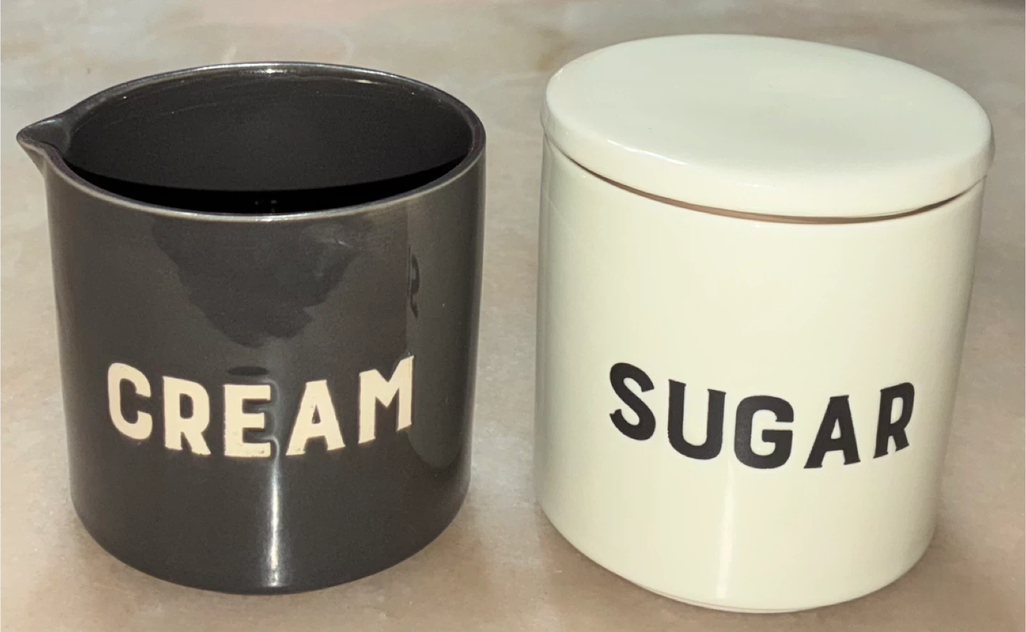 Cream & Sugar Set