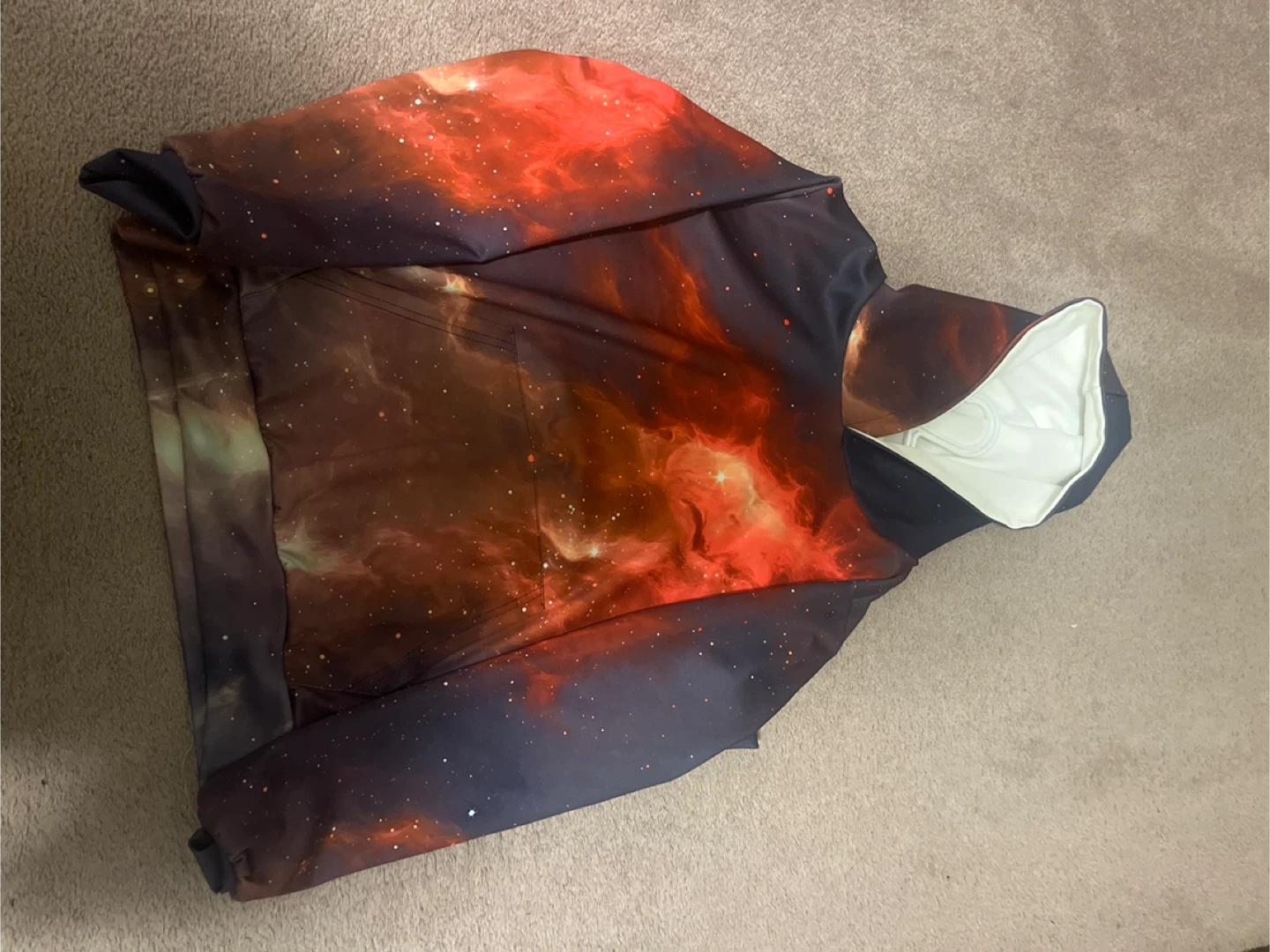 Galaxy Print Hoodie