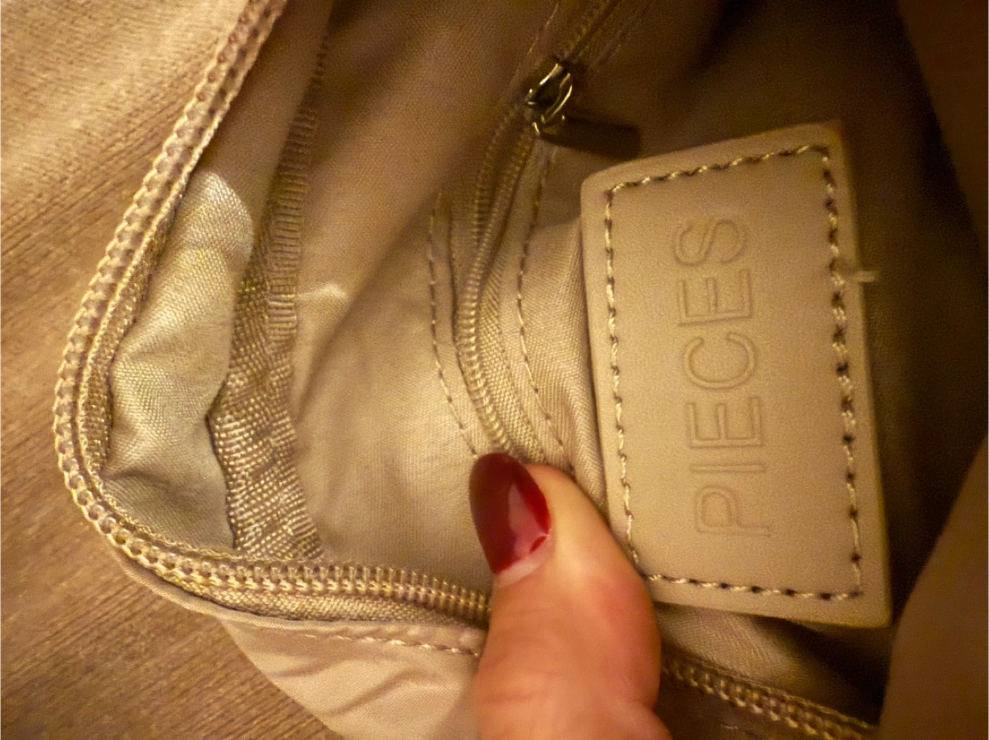 Pieces Beige Handbag - photo 2