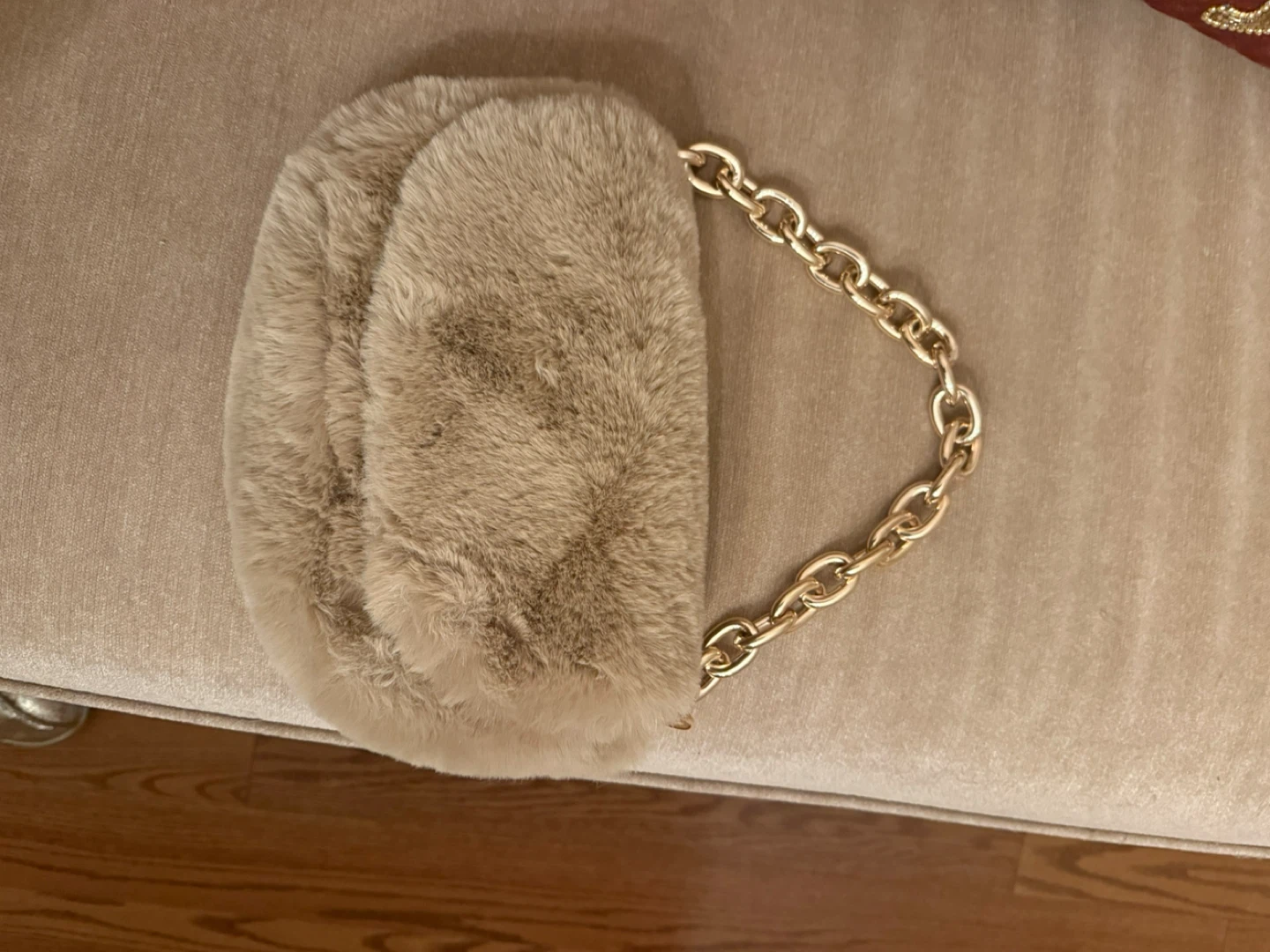H&M Faux Fur Shoulder Bag