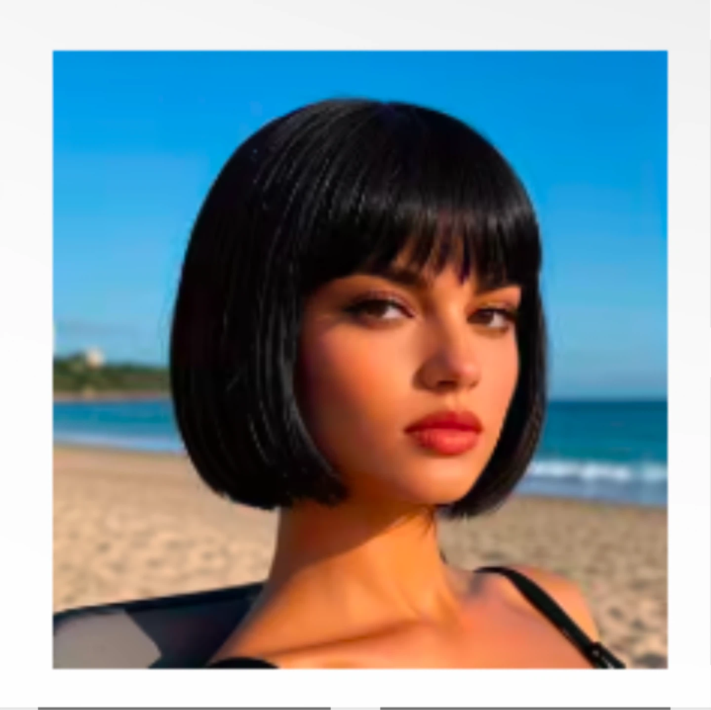 Black 10 Inch Wig