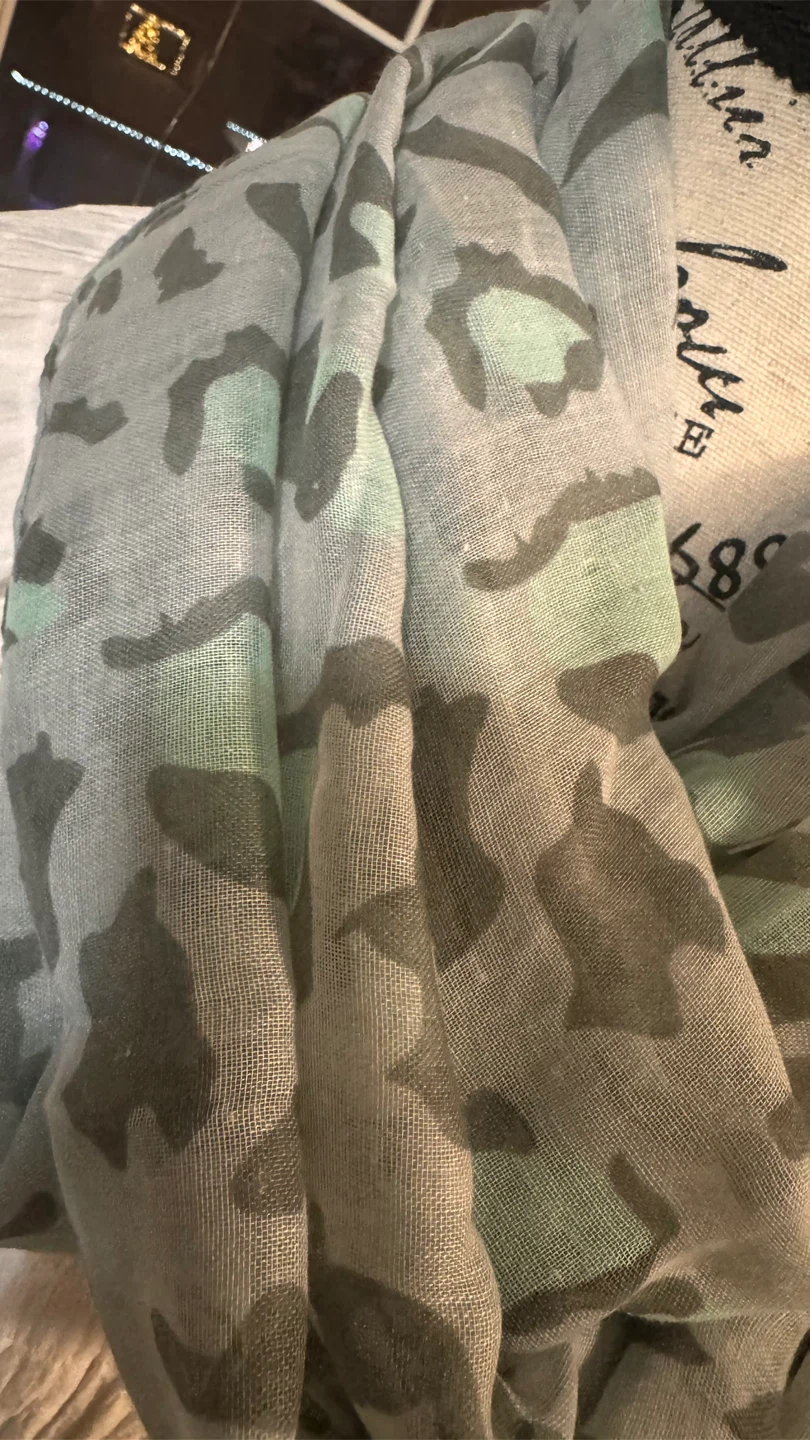 Camouflage Print Scarf - photo 2