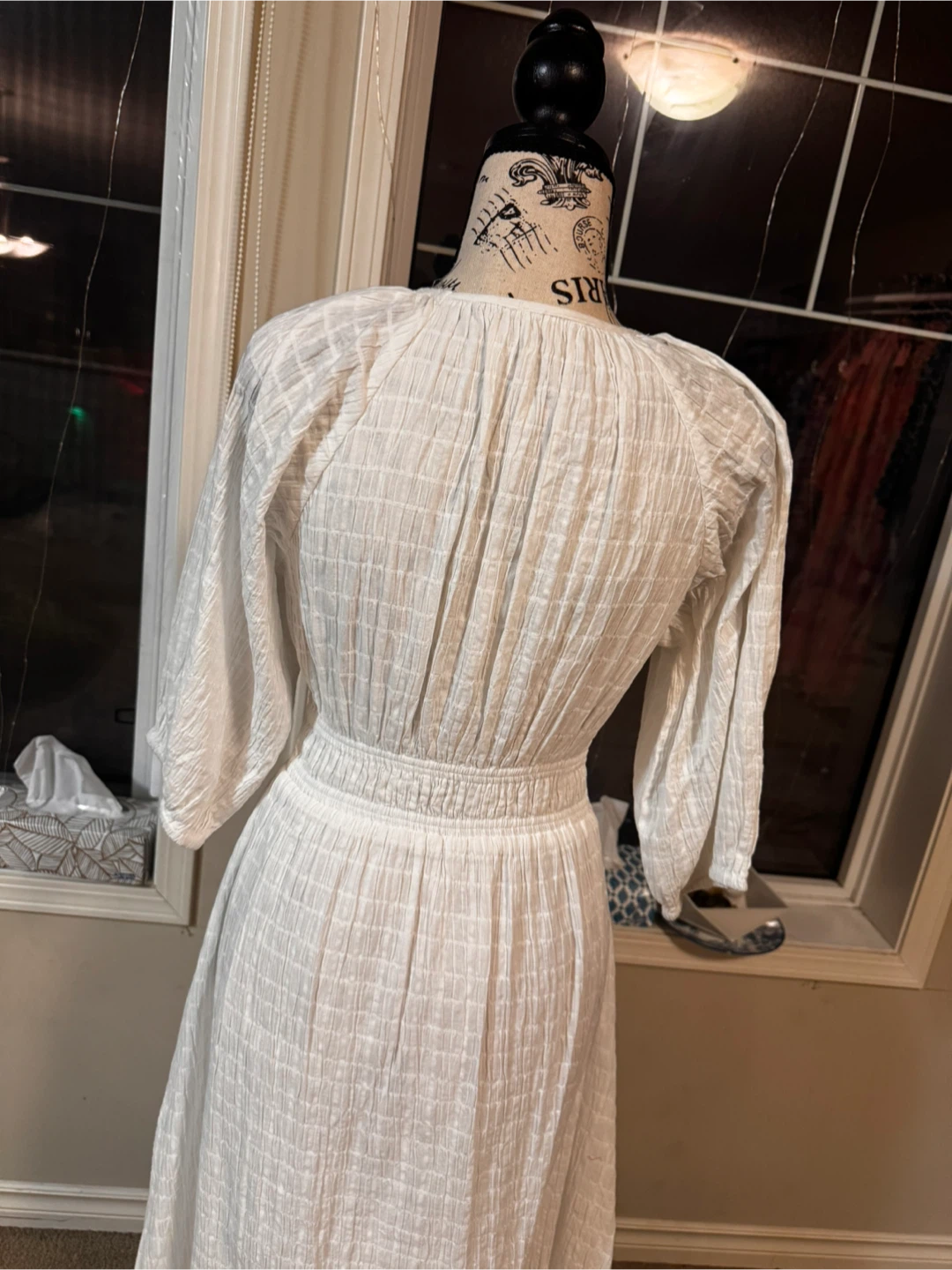 White Long Sleeve Dress size Small - photo 3