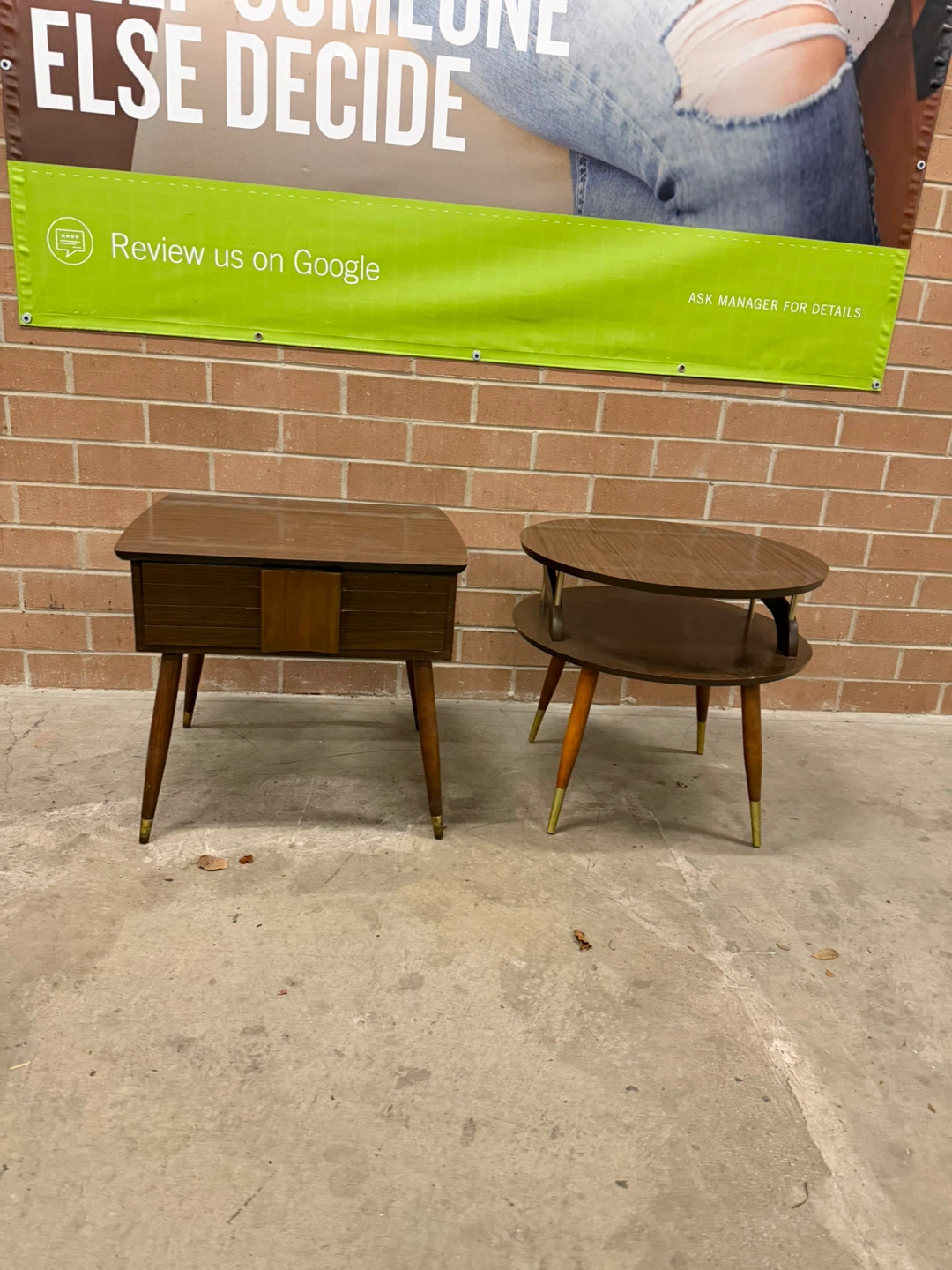 MCM  Wood Side Tables - Set of 2 - photo 2