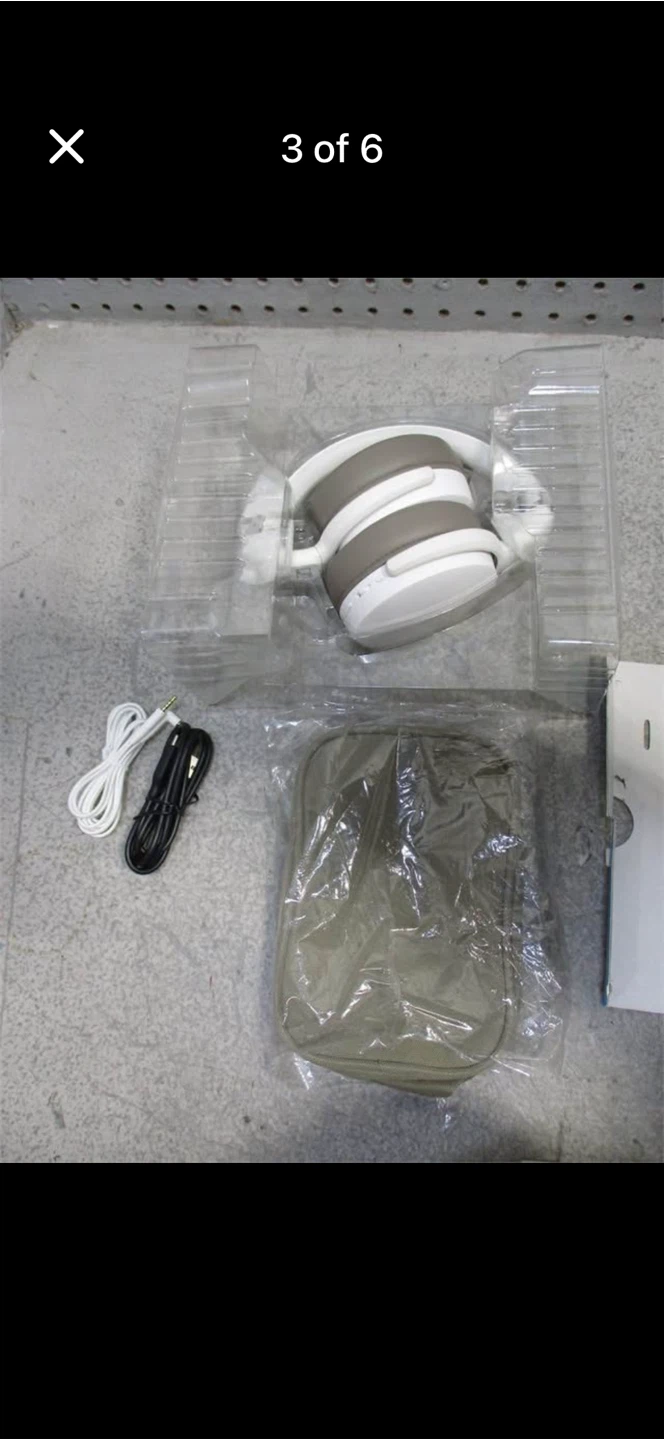 Brand new in box Sennheiser HD 450BT Wireless Headphones - White - photo 3