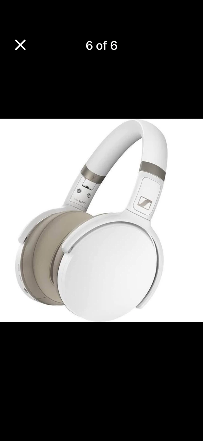 Brand new in box Sennheiser HD 450BT Wireless Headphones - White - photo 4