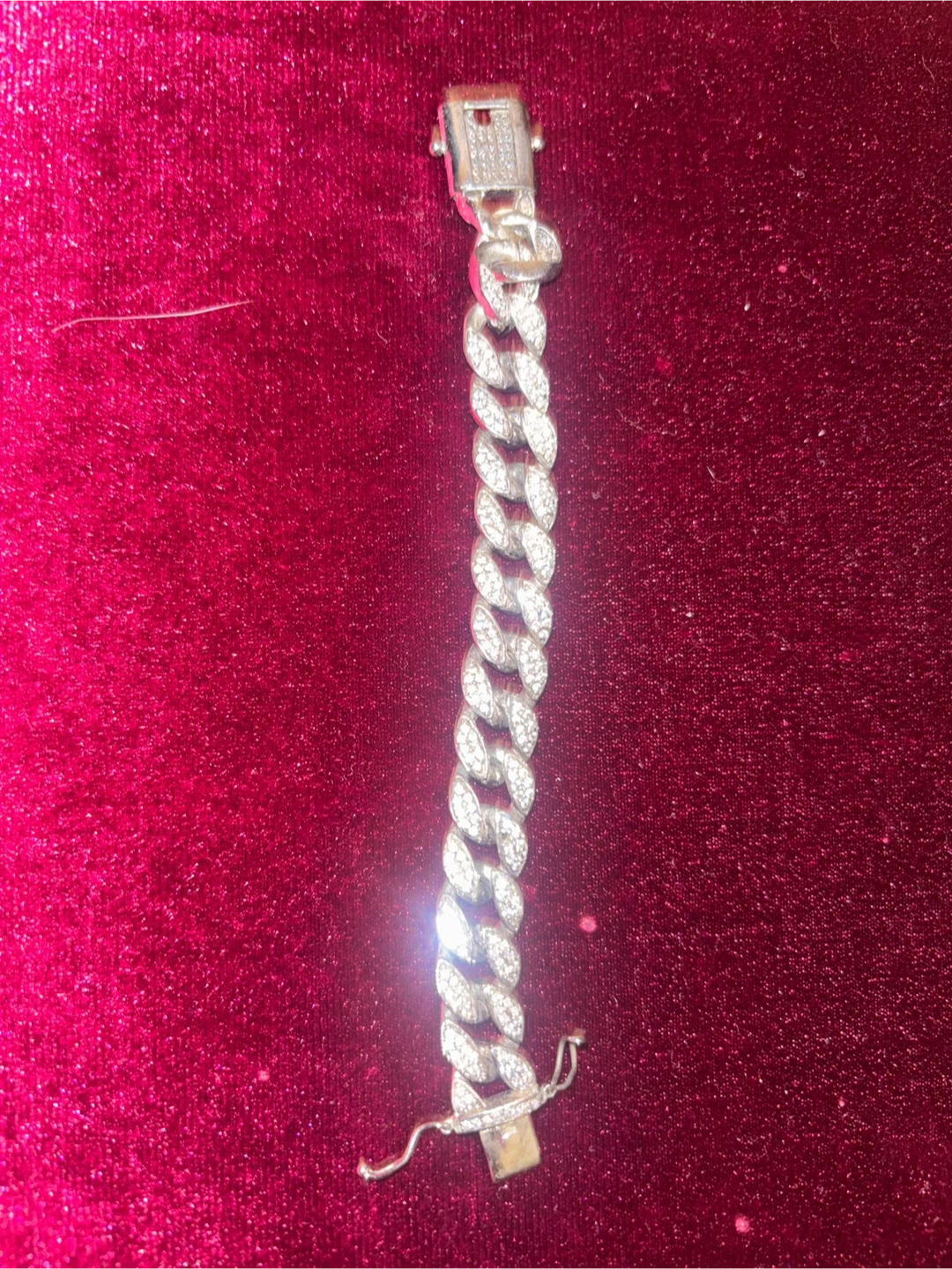 Silver Cuban Link Bracelet - photo 3