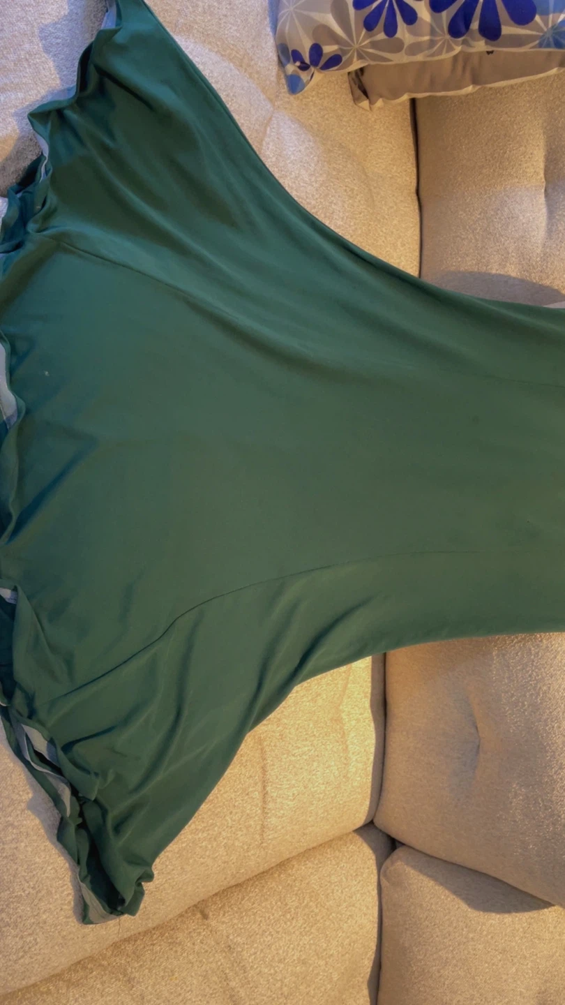 Green dress for Hena  good quality