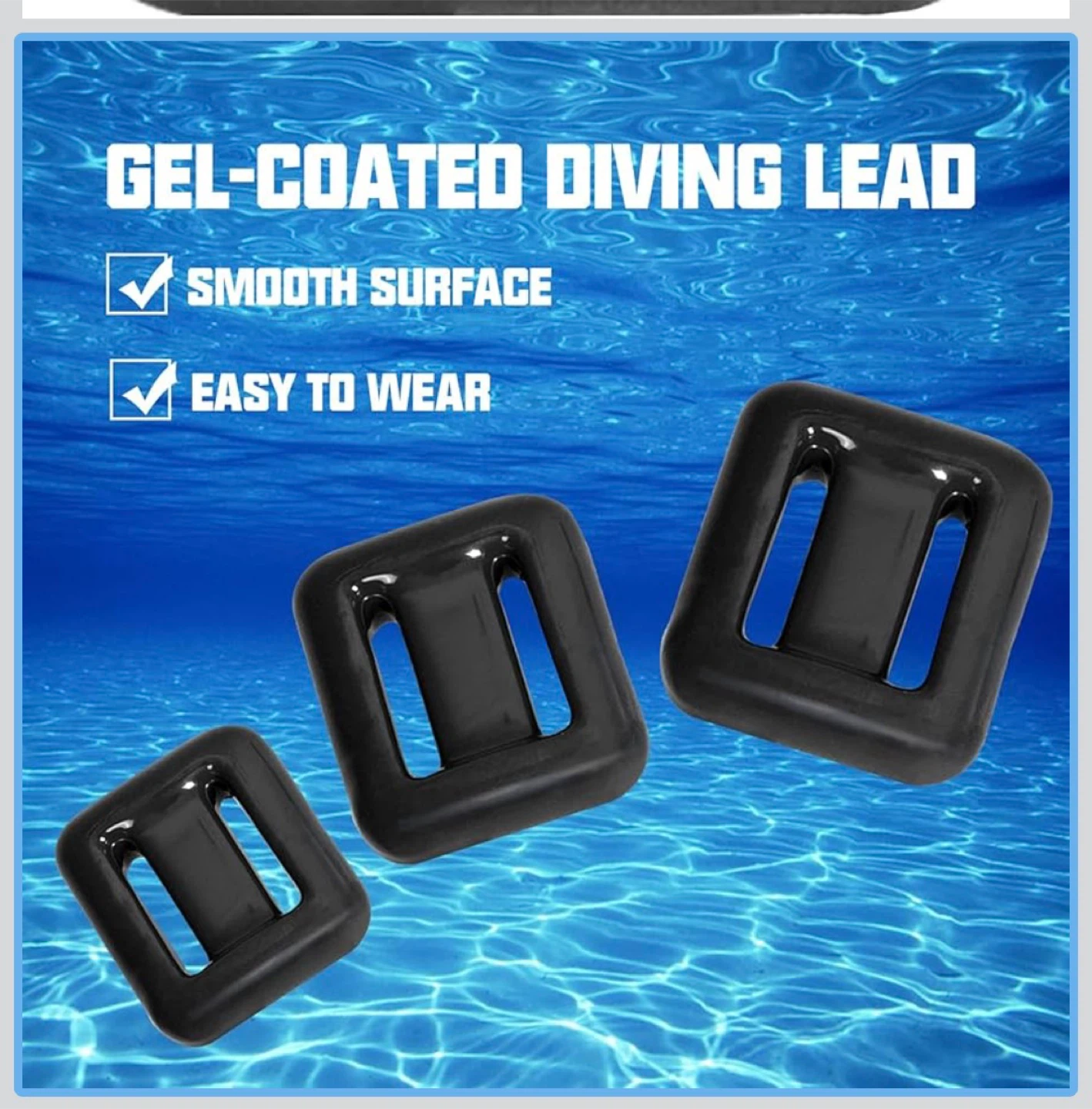 Diving Lead Weight - Smooth & Easy to Wear