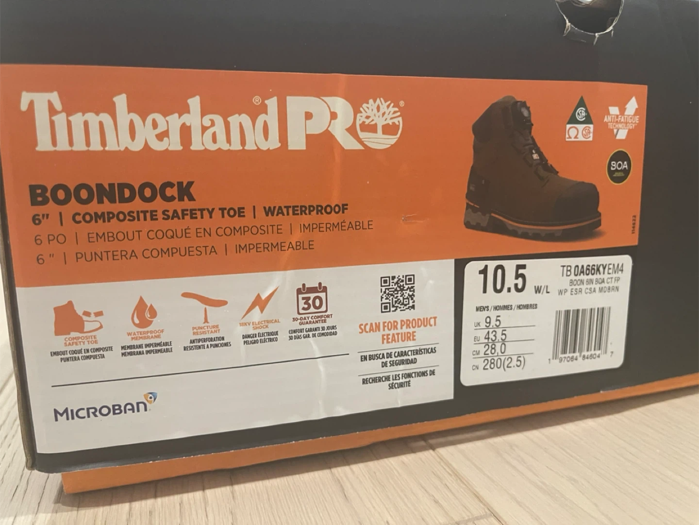 Timberland PRO Boondock 6" Safety Boots - Size 10.5 - photo 2