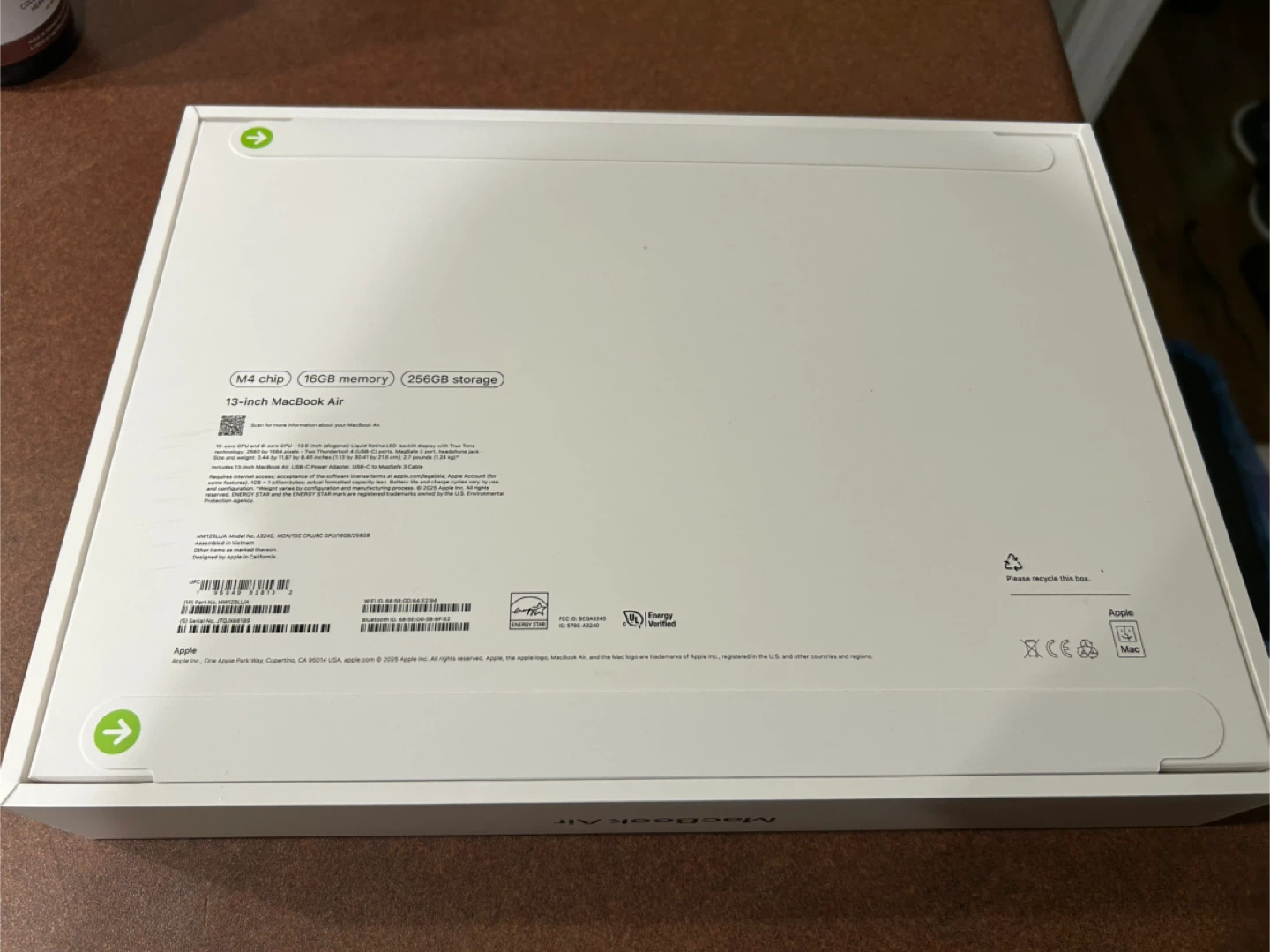 New 13-inch MacBook Air M4 16GB RAM 256GB Storage - photo 3