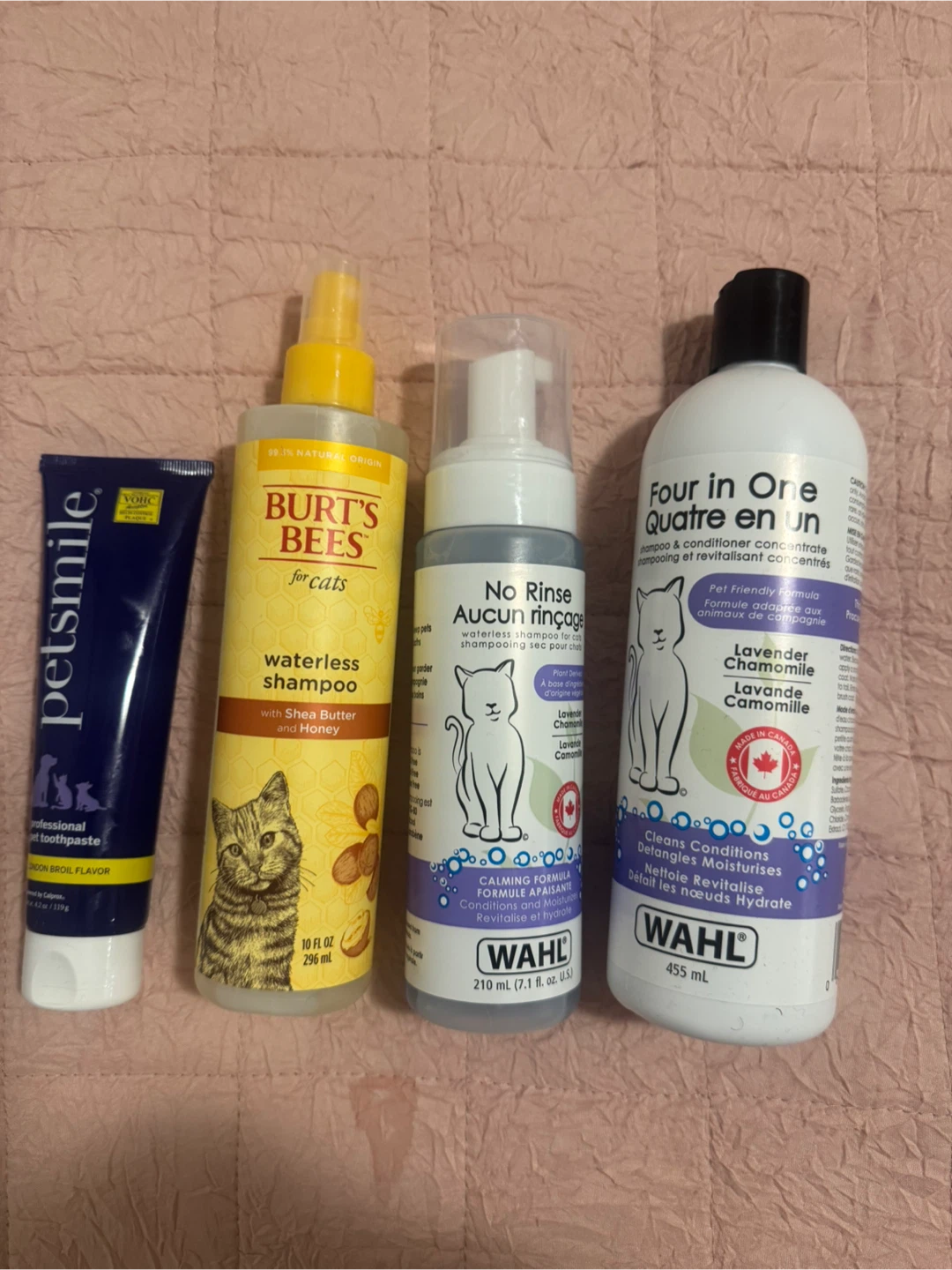 Cat Shampoo Bundle: Burt's Bees, Wahl & Petsmile