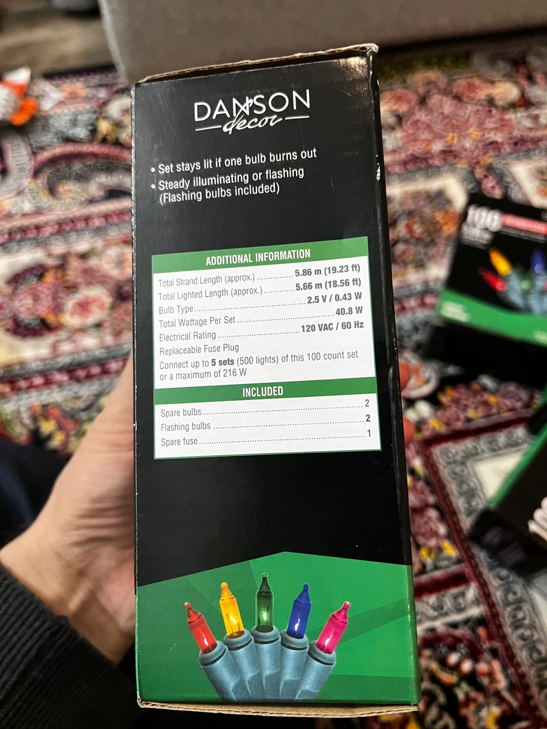 Danson Decor 100 Incandescent Mini Lights - photo 4
