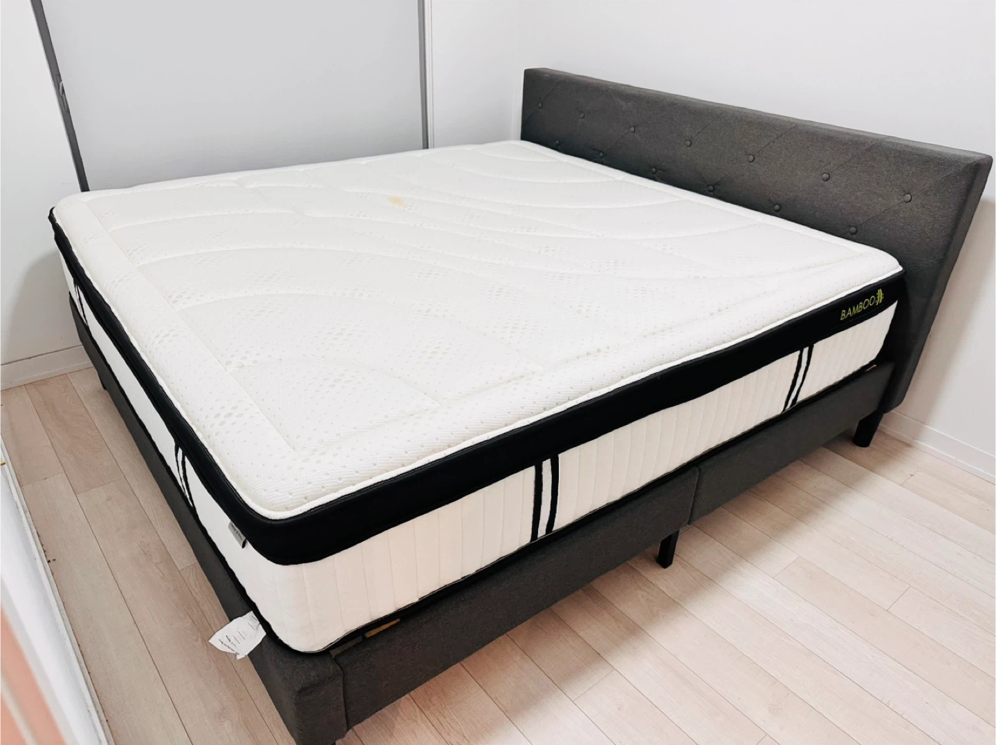 King Size bed with Bamboo Mattress