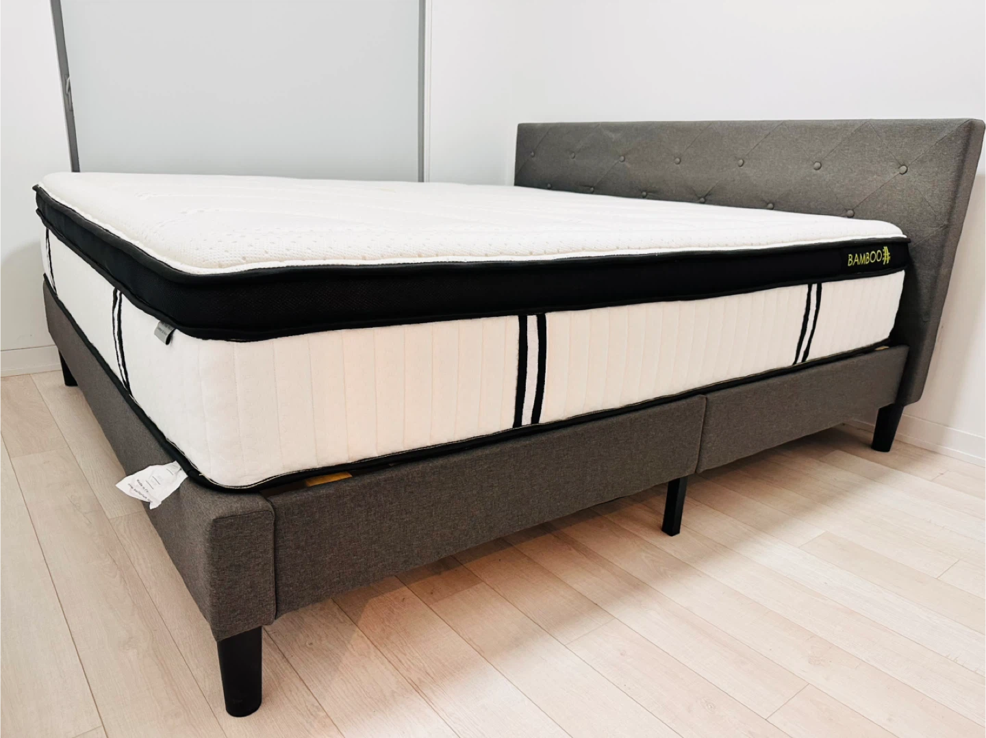 King Size bed with Bamboo Mattress - photo 3