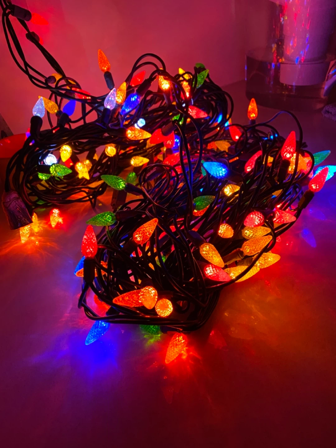 Two strings of LED Christmas lights - photo 2