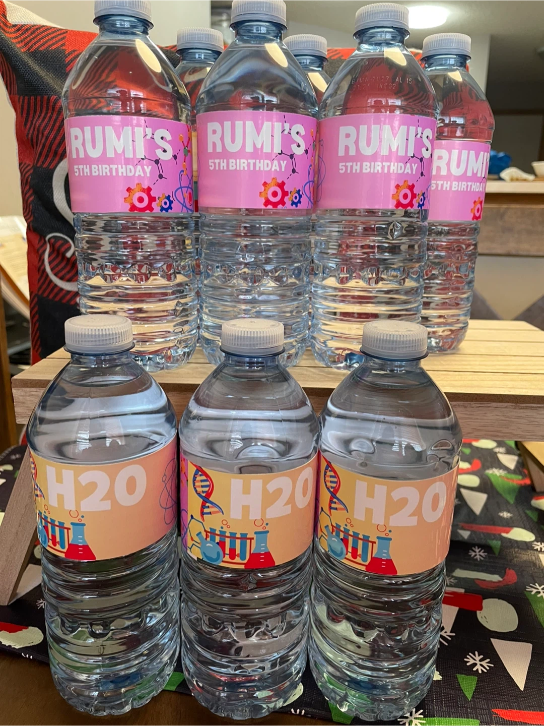 Customized Water Bottles Birthday