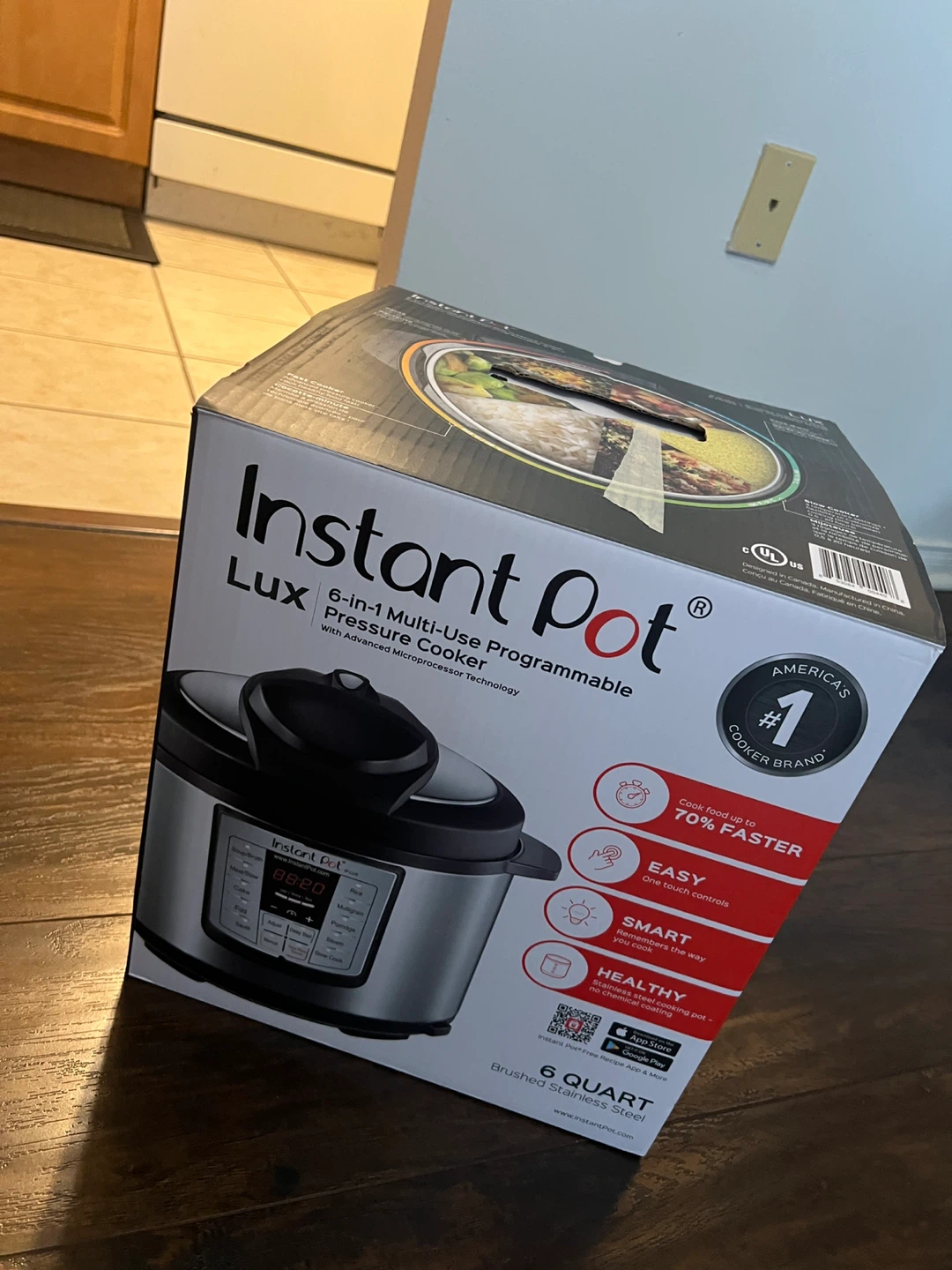 Instant Pot Lux 6-in-1 Pressure Cooker - 6 Quart