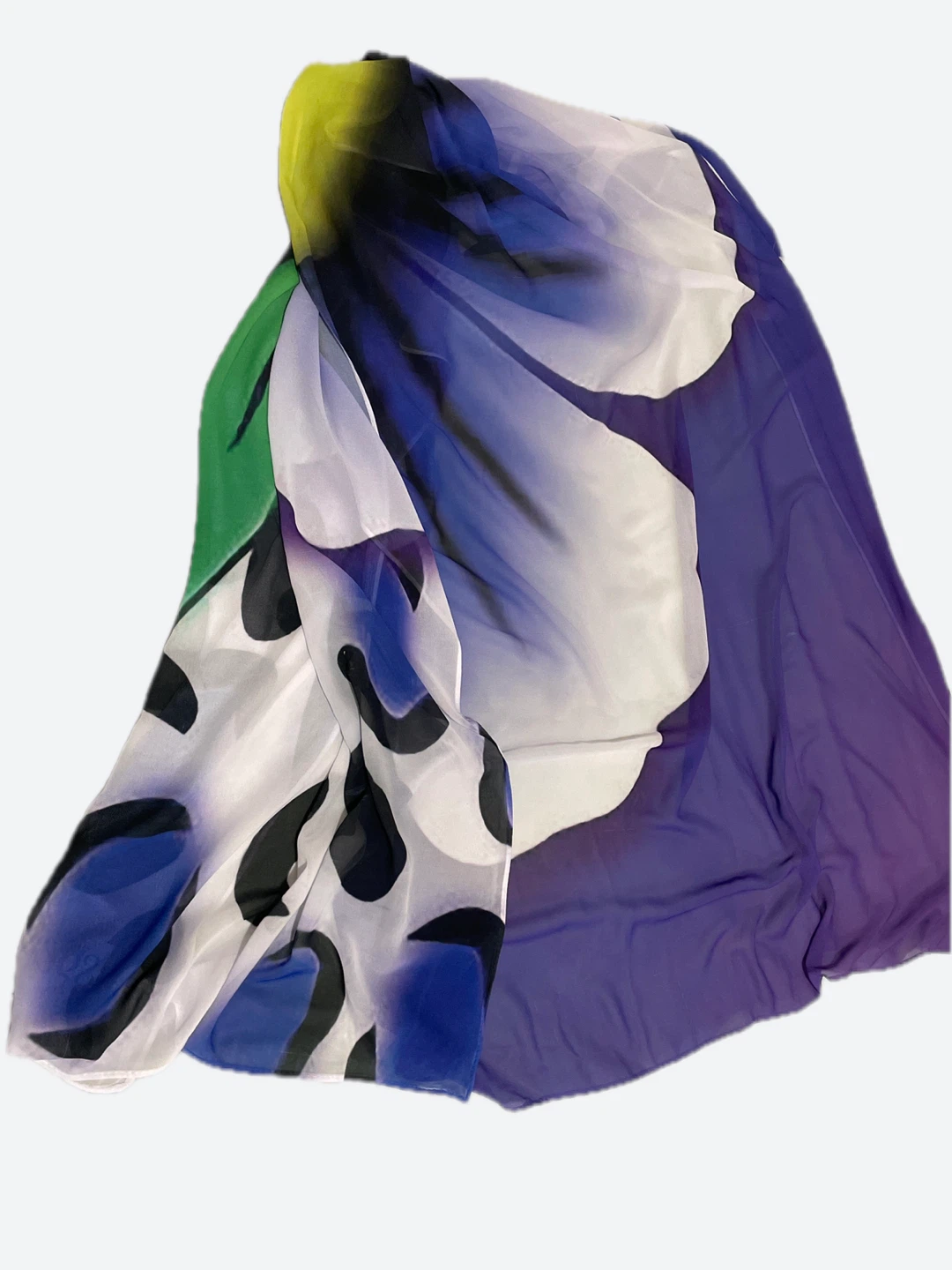 Colorful Floral Print Scarf