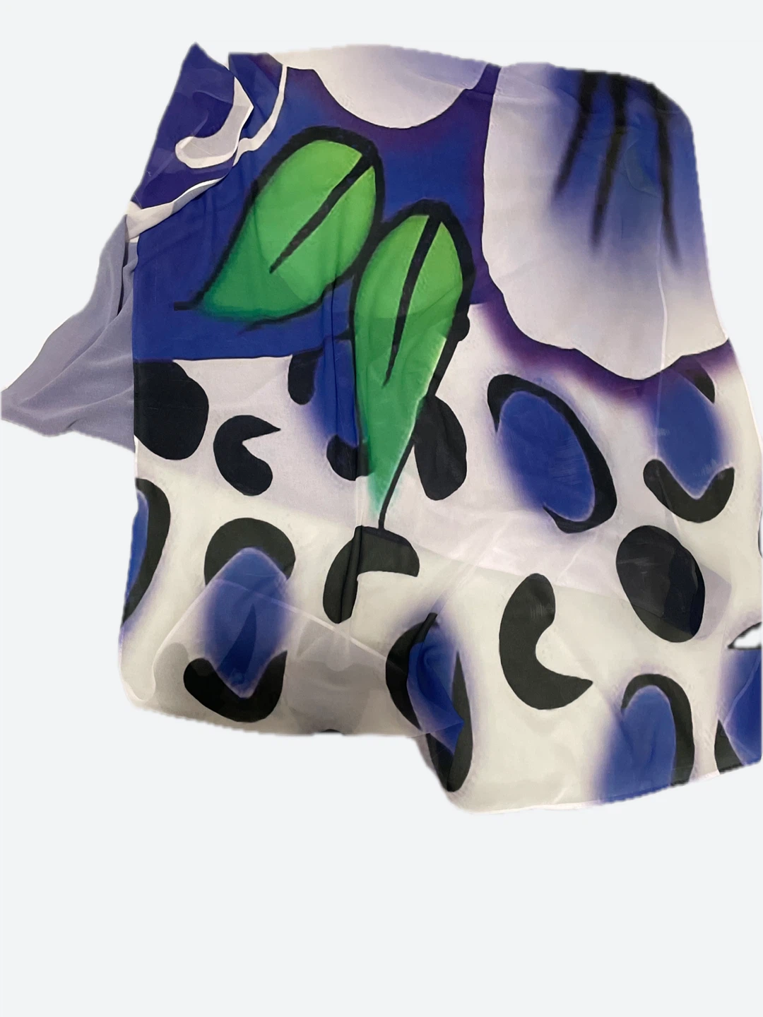 Colorful Floral Print Scarf - photo 2